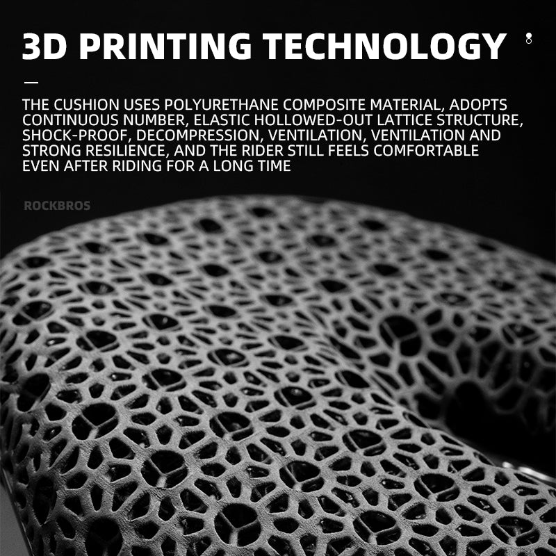 all-groups ROCKBROS Ultralight Carbon Fiber Road Racing Saddle - 3D Printed Hollow & Shockproof Design