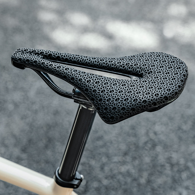 all-groups ROCKBROS Ultralight Carbon Fiber Road Racing Saddle - 3D Printed Hollow & Shockproof Design