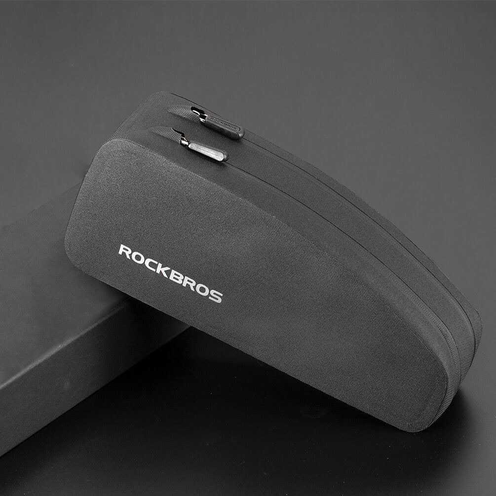 Rockbros-Double Zipper Top Tube Bag Frame Fitted Bike Bag Front Frame Bag