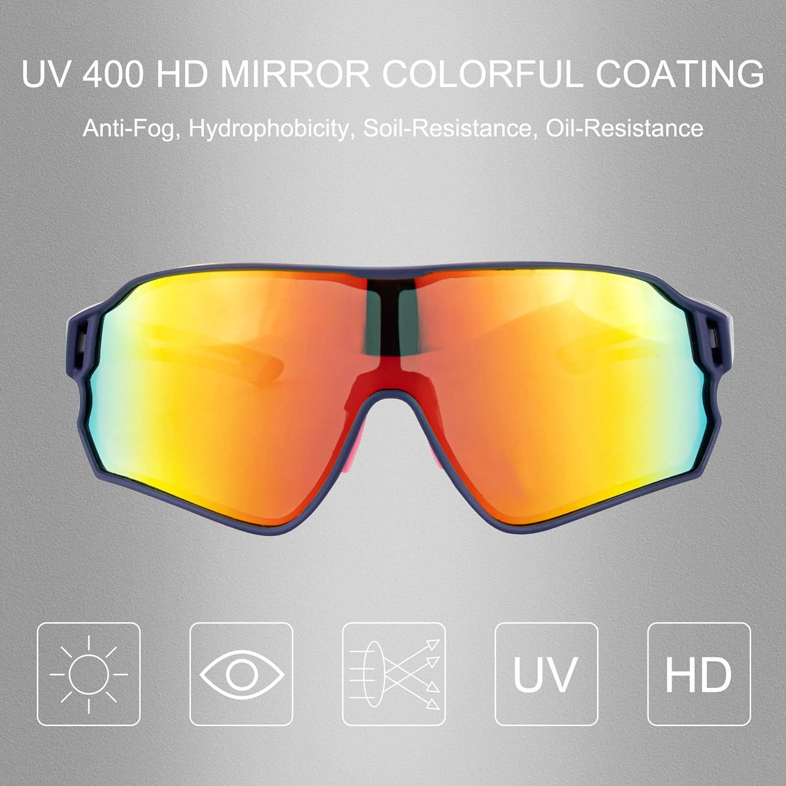 all-groups Rockbros Polarised Full Lens Sunglasses Cycling Bicycle Glasses