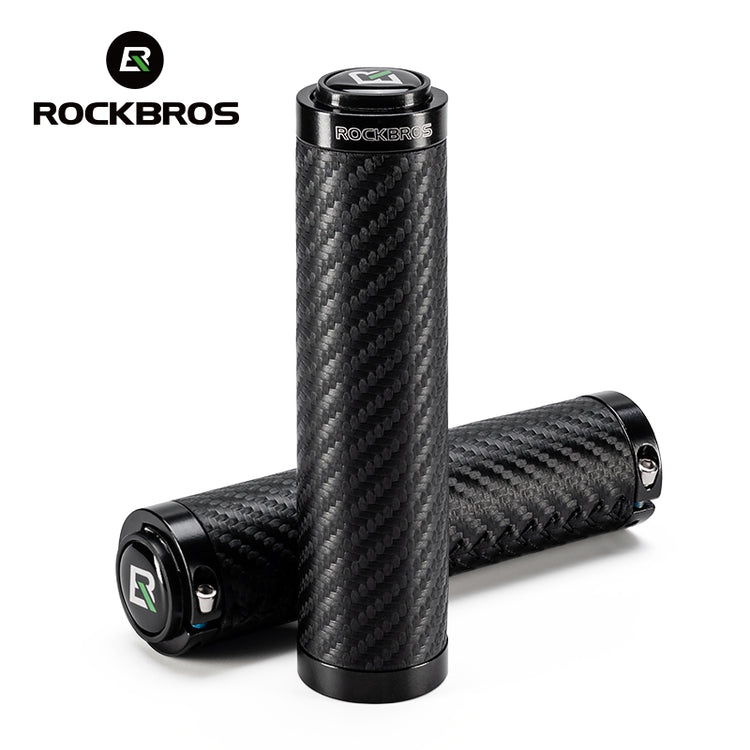 ROCKBROS Bicycle Bike Handlebar Handle Grips PU Leather Comfortable