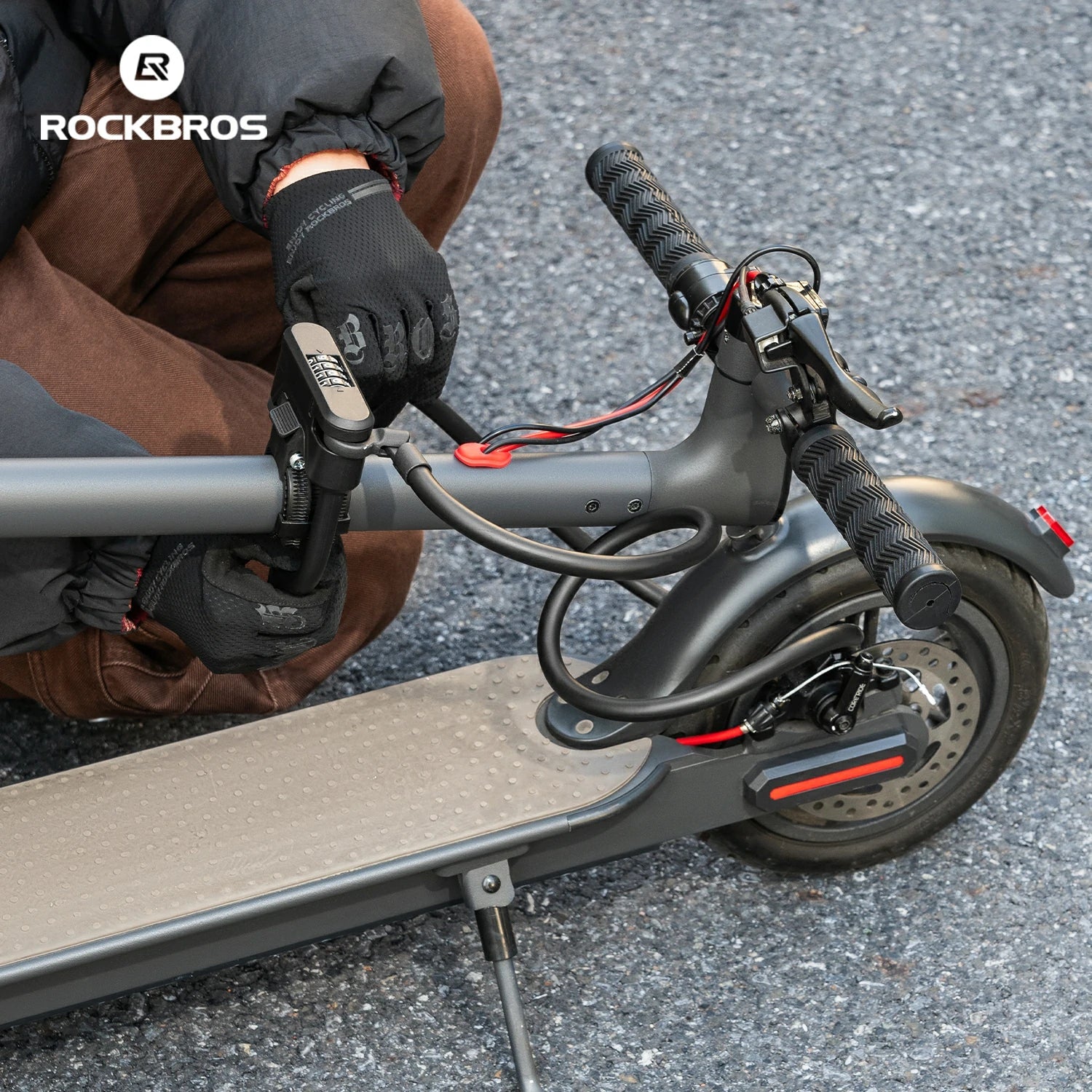 Keyless Scooter Cable Lock U-Lock