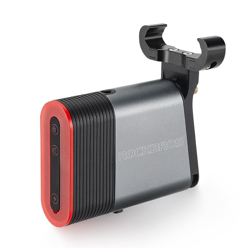 ROCKBROS Smart Bluetooth Bike Lock Light Brake Sensing Saddle Taillight USB-C IPX6 Waterproof