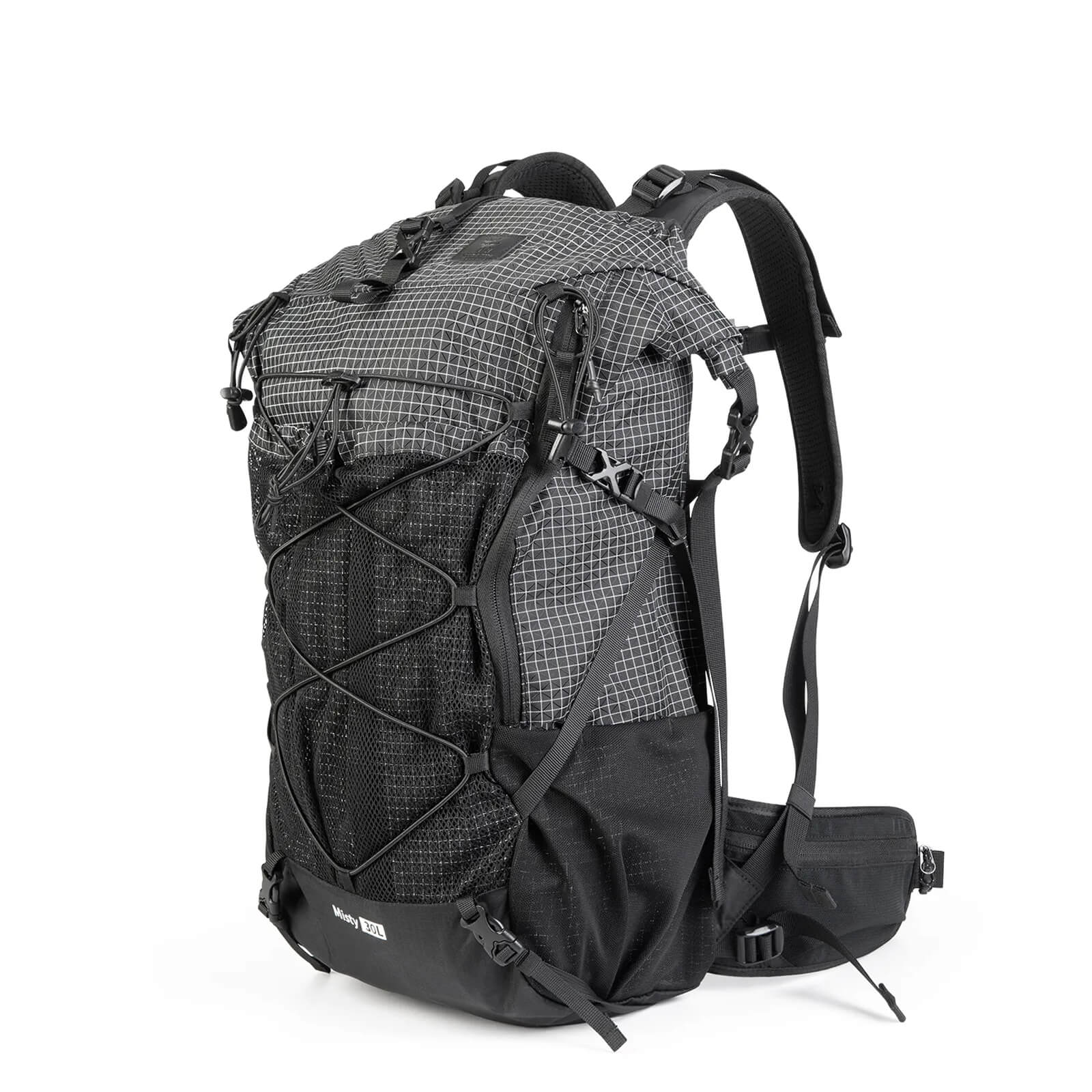 Qunature lightweight 30–35l outdoor backpack for hiking and camping.
#color_black