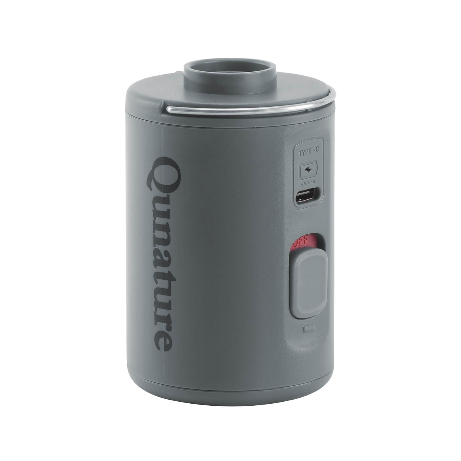 Qunature portable 2-in-1 air pump for inflatable mattress.
#color_grey