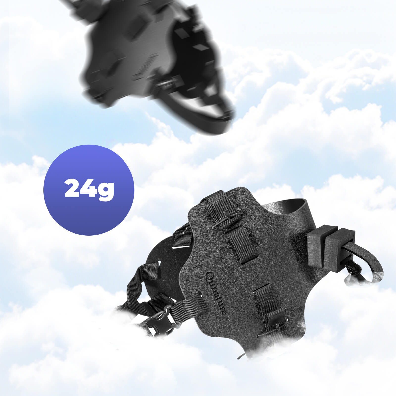 Qunature Bikepacking Tail Bag Mount – Stable Support for Adventure Cycling.