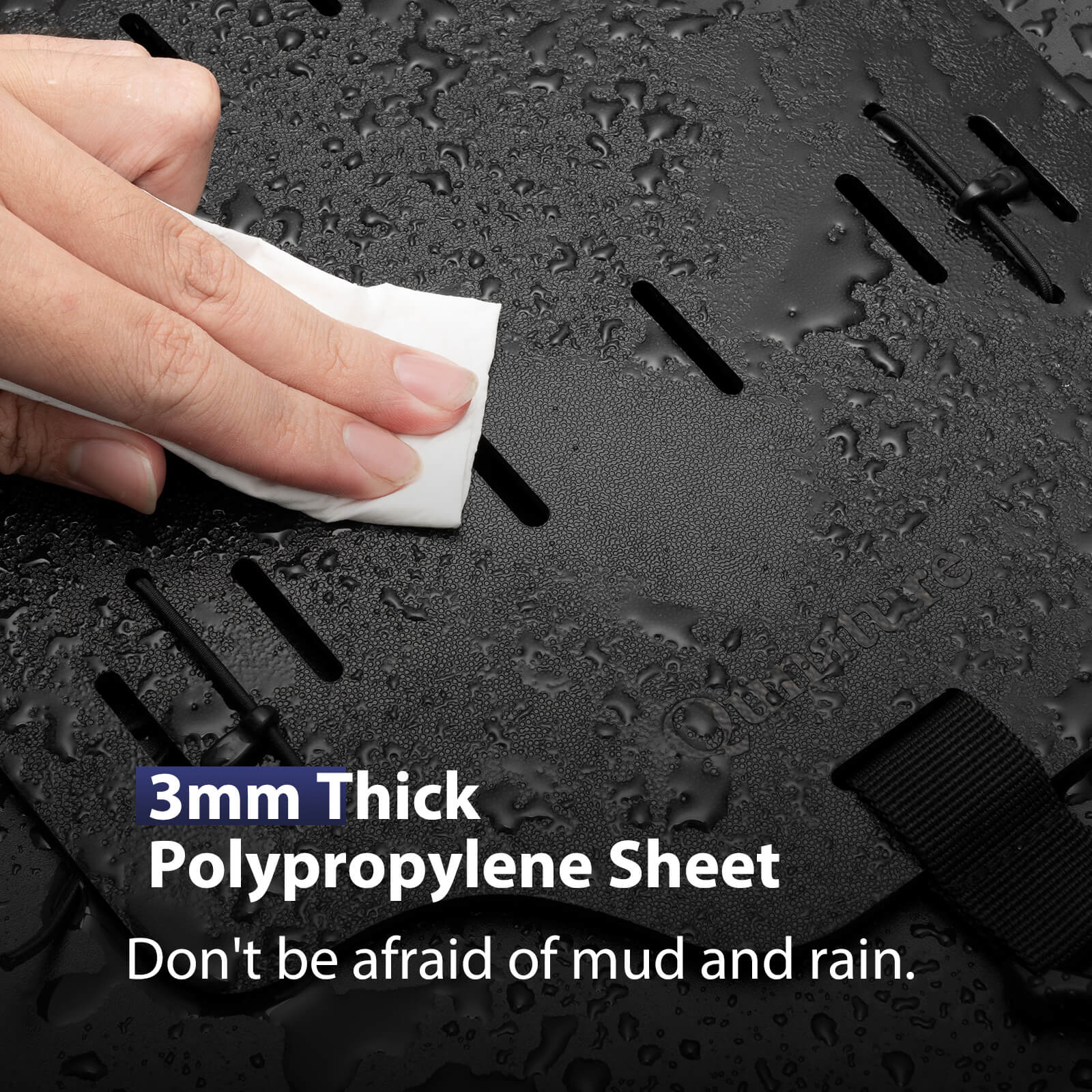 Qunature Bikepacking Tail Bag Mount – Stable Support for Adventure Cycling.