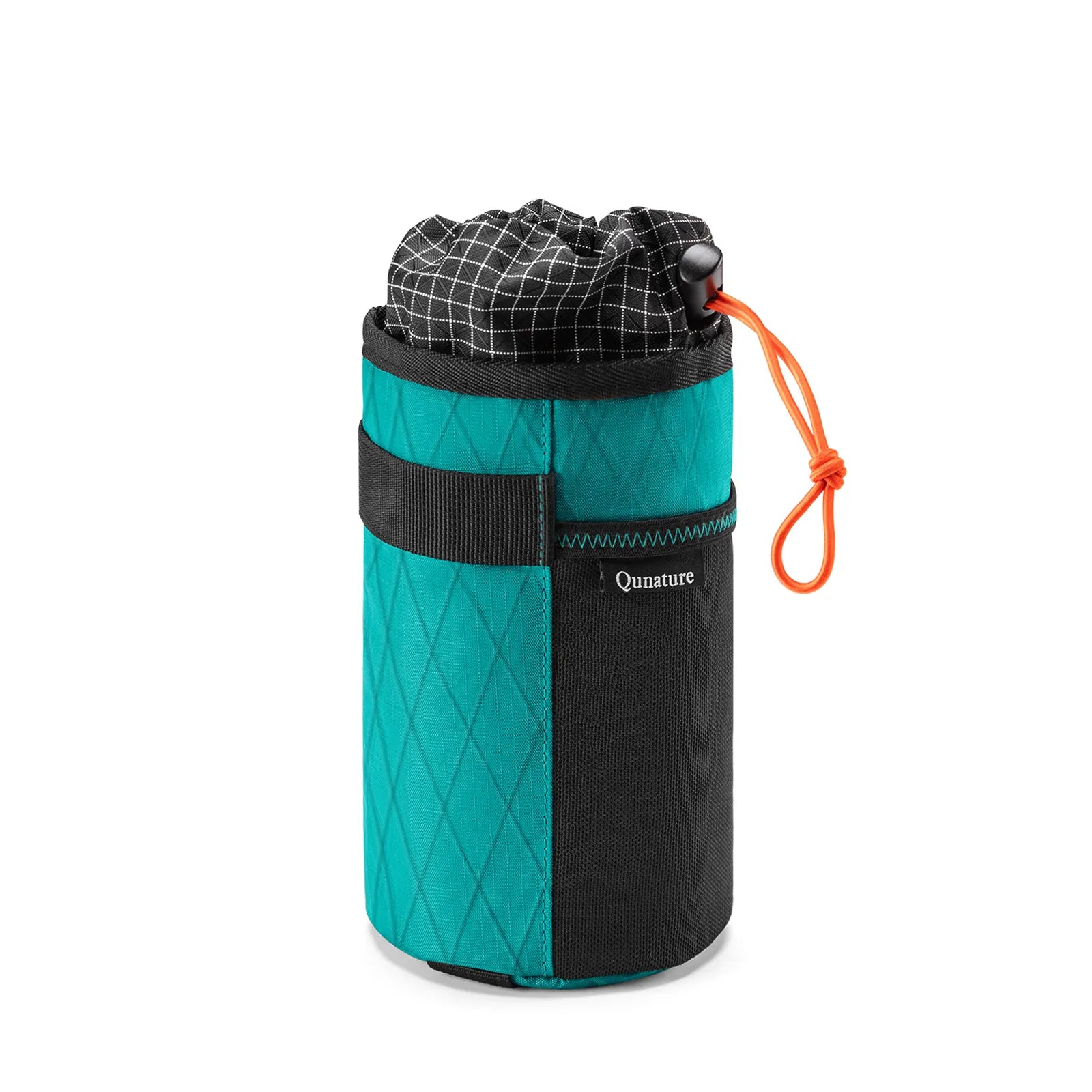 Qunature thermal insulated 1L handlebar bottle bag for bikepacking and long-distance cycling, keeps drinks hot or cold
#color_blue