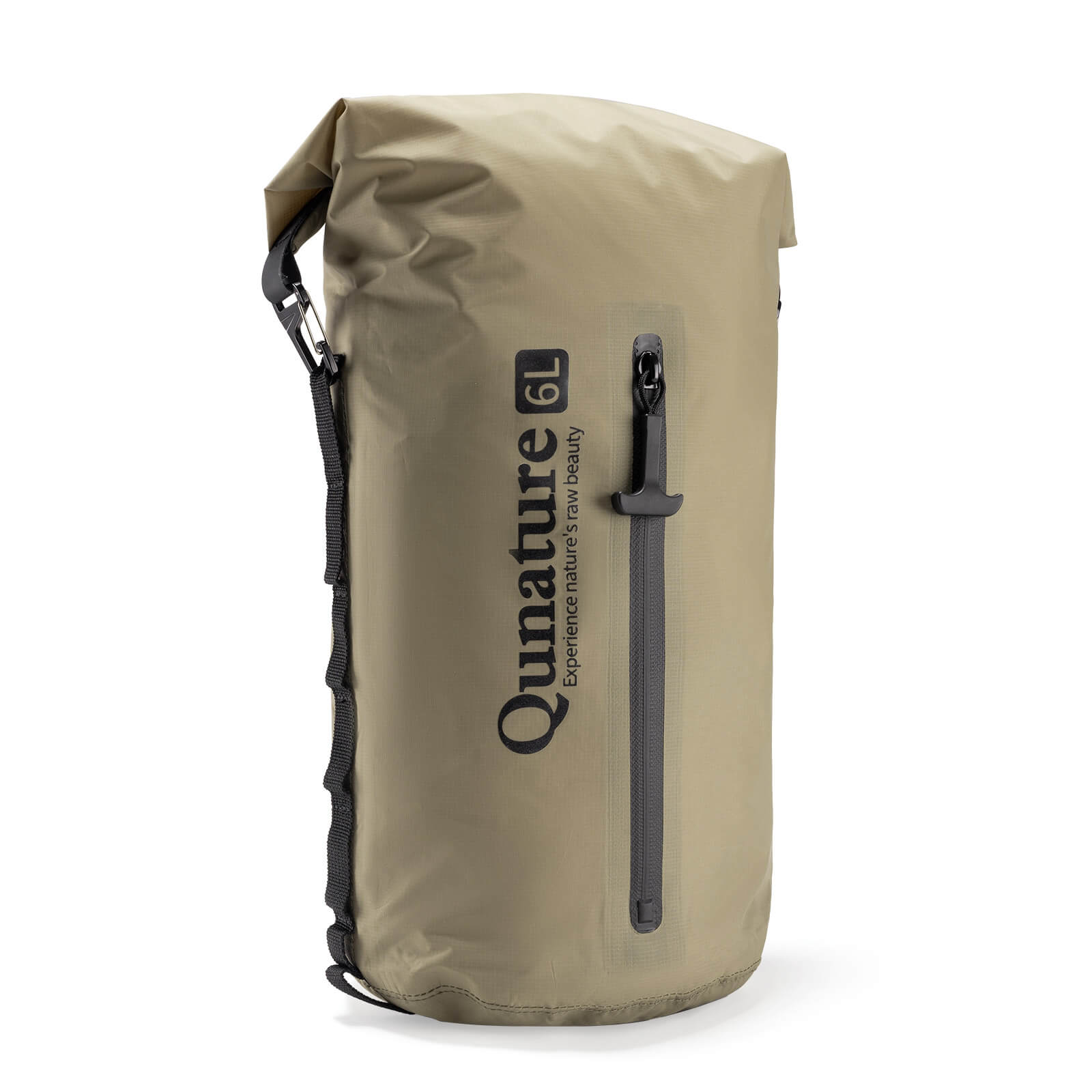Qunature Waterproof Compression Sack 3L-12L for Camping and Bikepacking
#color_khaki
#size_6L