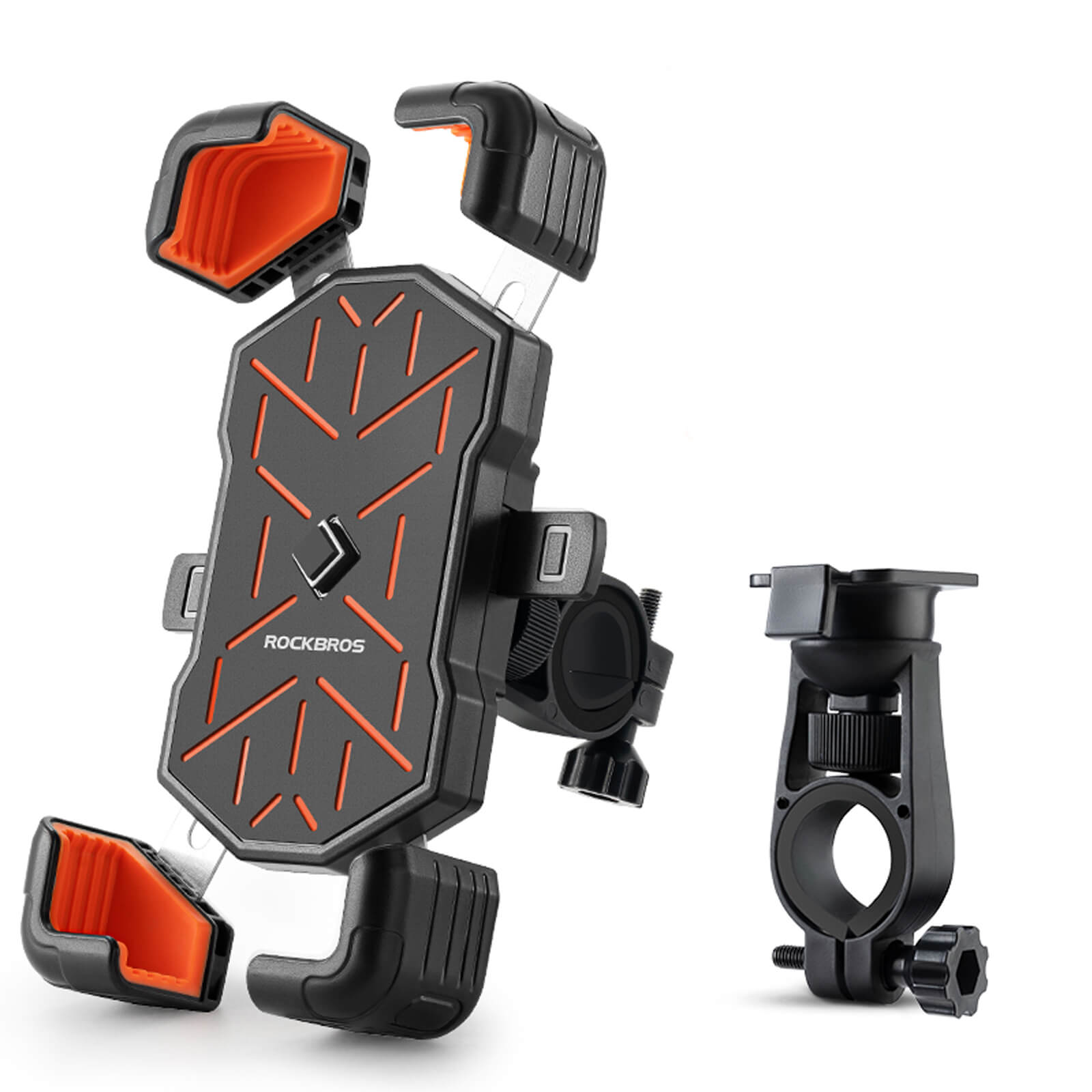 ROCKBROS 1s lock bike phone holder with quick-release secure mounting.
#option_handlebar
