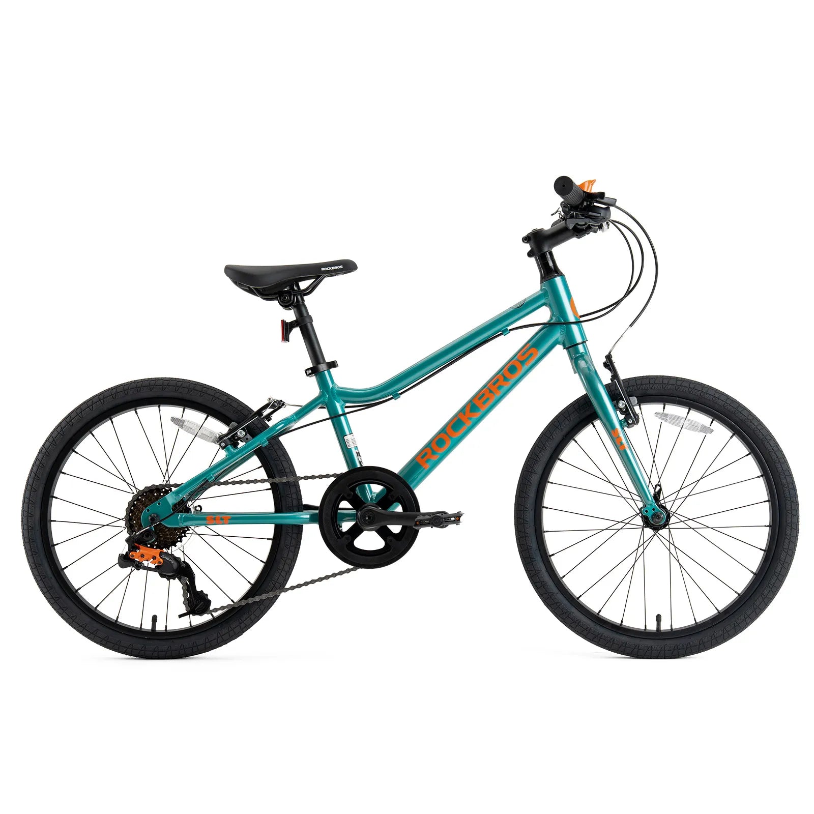 Rockbros 20-inch lightweight aluminum mountain bike suitable for children aged 6-10.
#color_green