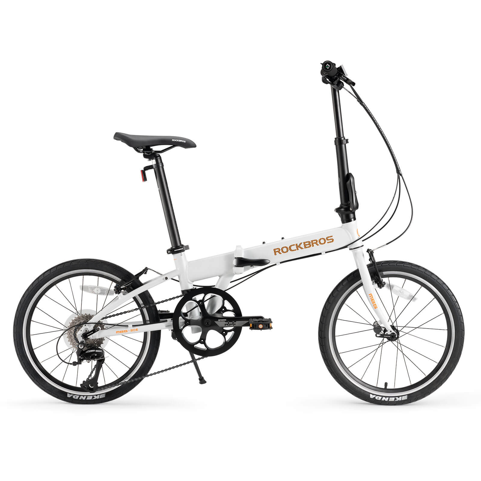 rockbros 20 inch aluminum folding bike 8 speed for city commuting
#color_White