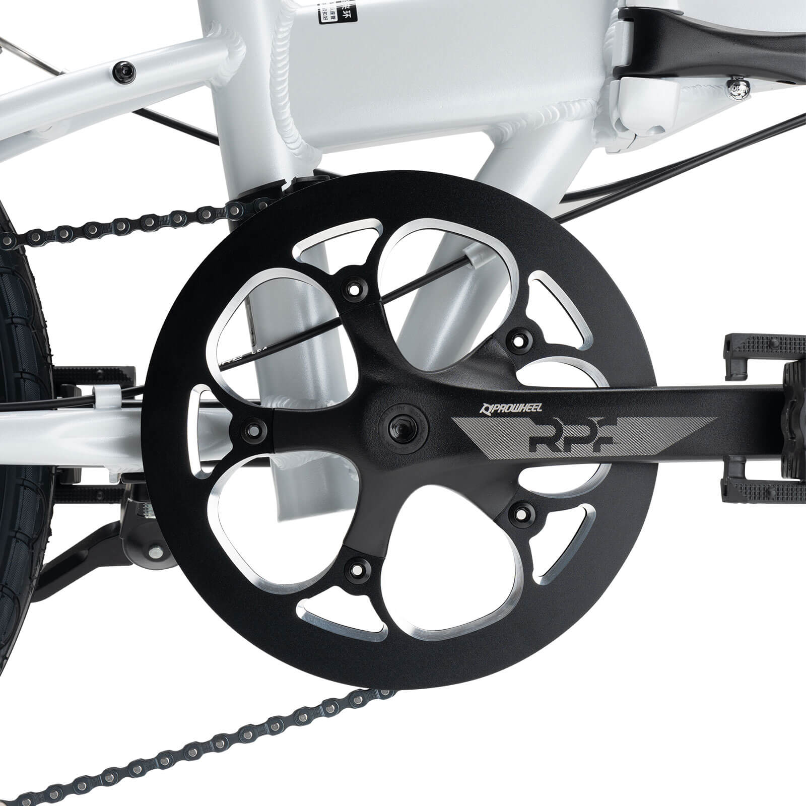 rockbros 20 inch aluminum folding bike 8 speed for city commuting
#color_White