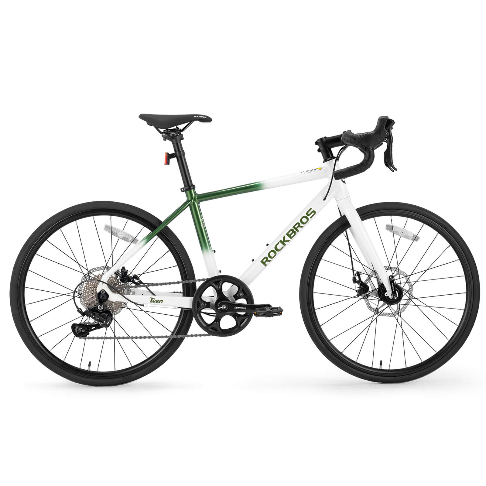 rockbros 22 inch teen road bike with disc brakes and gears for youth riding.
#option_trail mist gradient