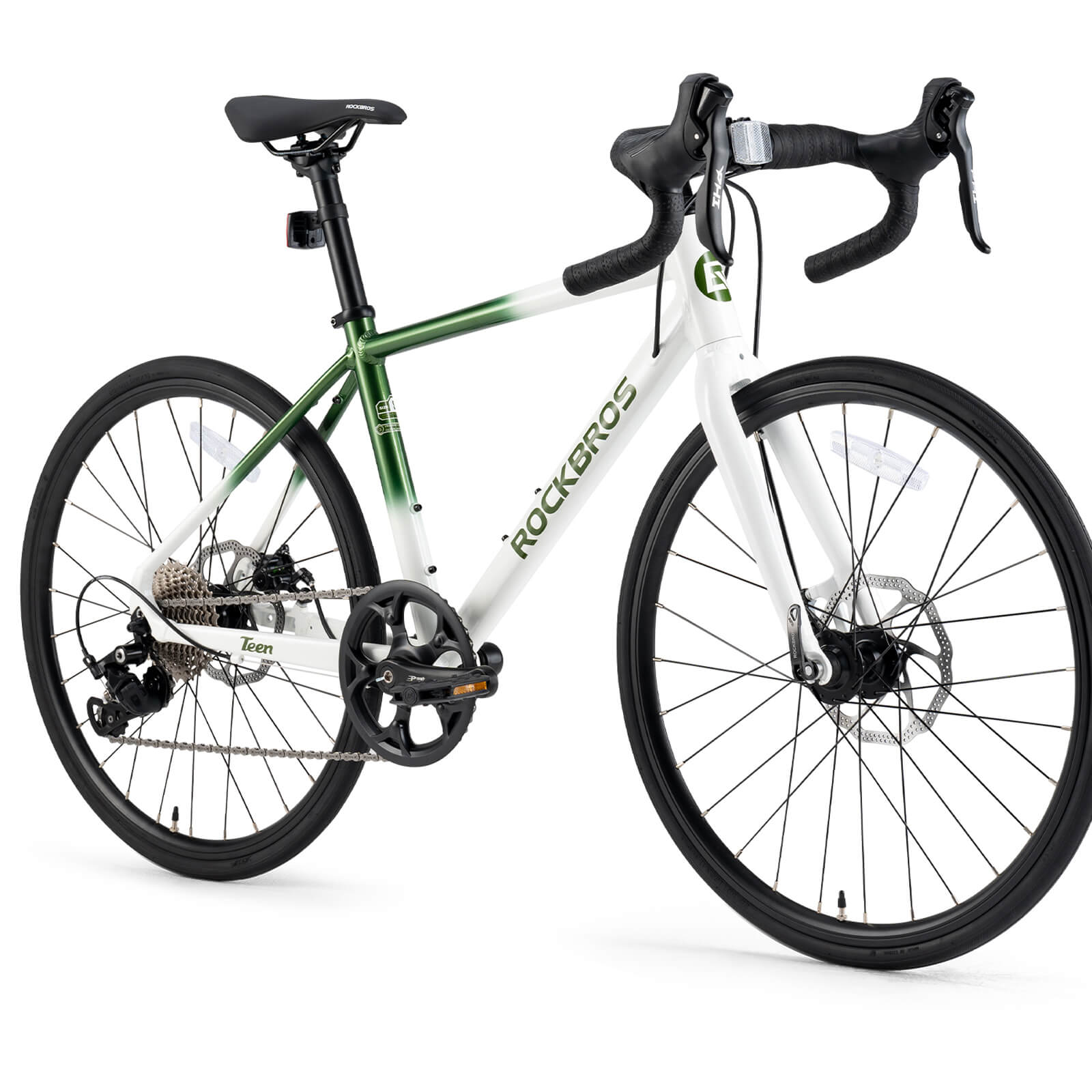 rockbros 22 inch teen road bike with disc brakes and gears for youth riding.
#option_trail mist gradient