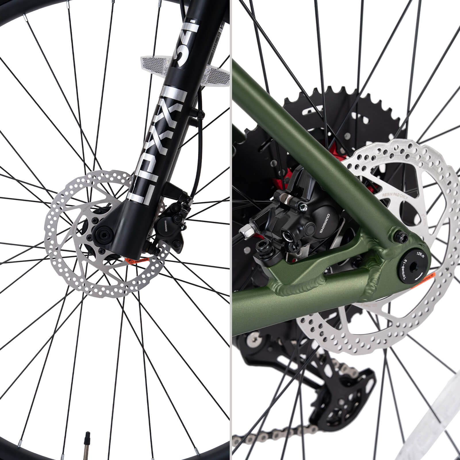rockbros MT600 29 Inch Hardtail MTB with Hydraulic Disc Brakes.
#color_green
