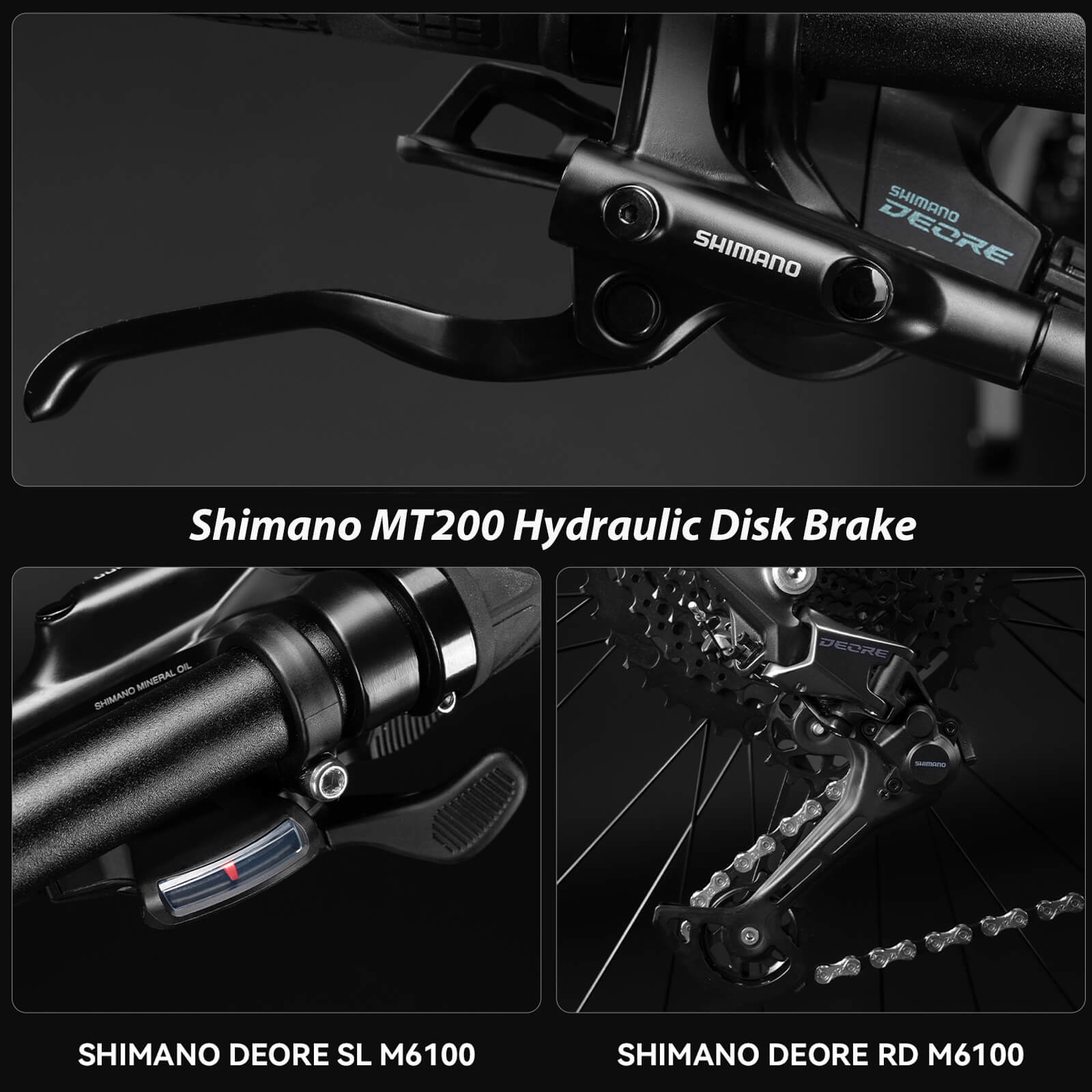 rockbros MT600 29 Inch Hardtail MTB with Hydraulic Disc Brakes.