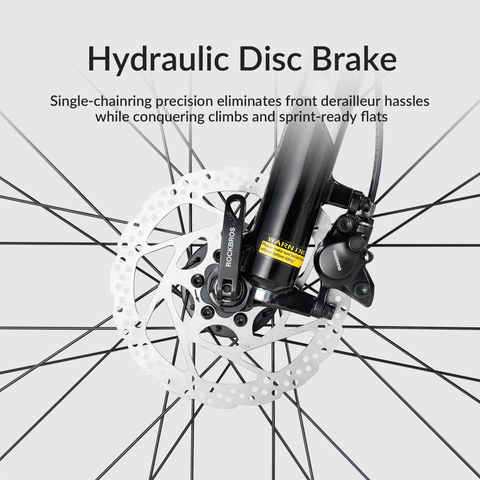 rockbros 29 inch aluminium mountain bike with hydraulic disc brakes for off-road cycling.
#color_yellow