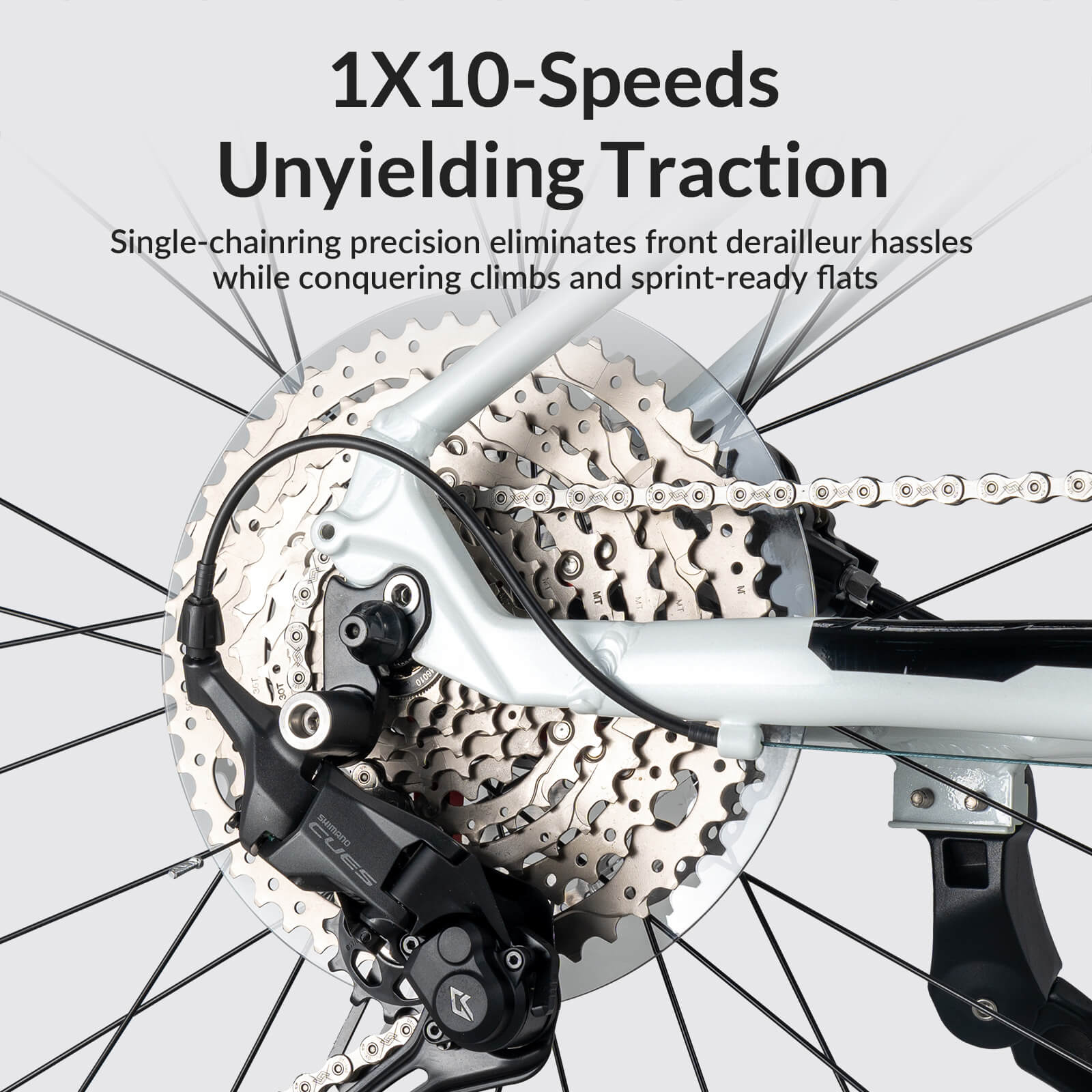 rockbros 29 inch aluminium mountain bike with hydraulic disc brakes for off-road cycling.
#color_yellow