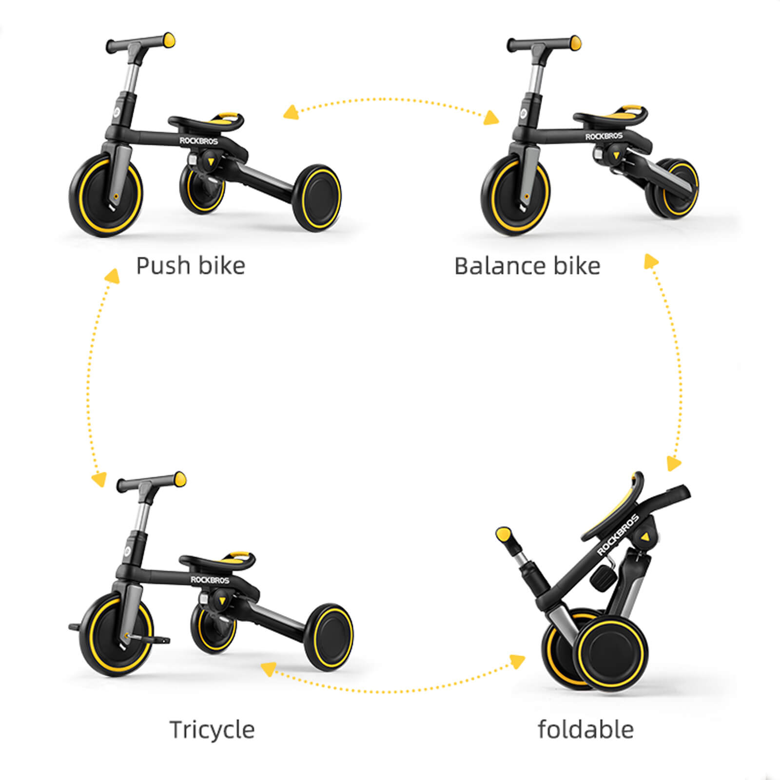 Our 3-in-1 toddler bike transforms instantly without tools! Lightweight, 25kg capacity, and ergonomically designed to improve balance.
