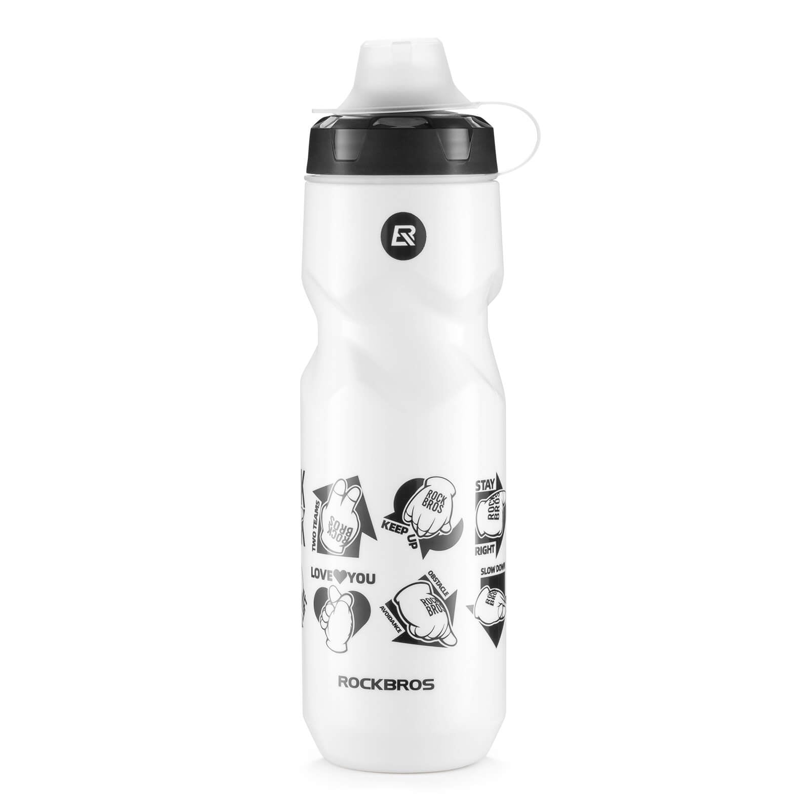 rockbros naturesip 750ml water bottle sports hydration
#color_white