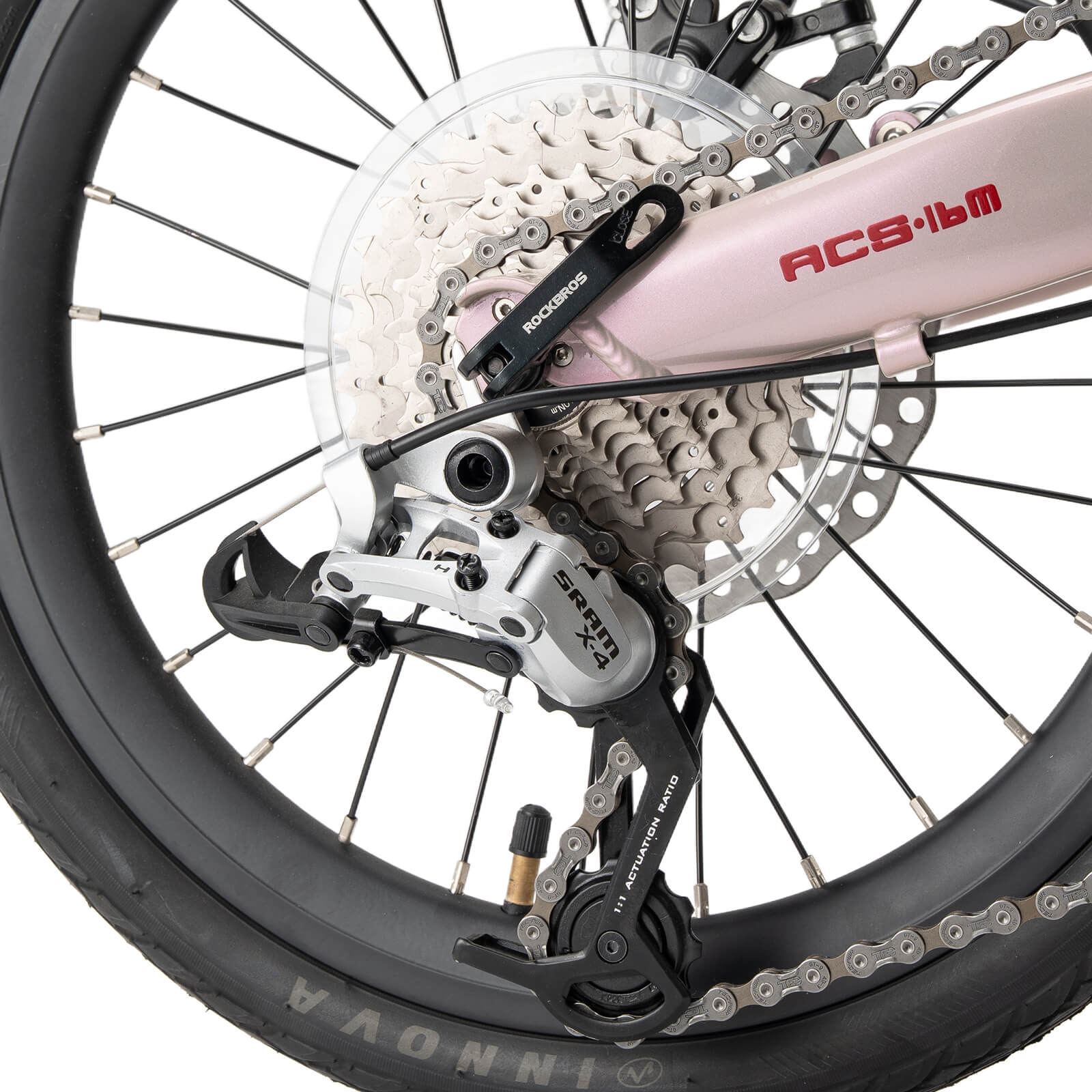 rockbros 16 folding bike disc brake portable city cycling
#color_pink