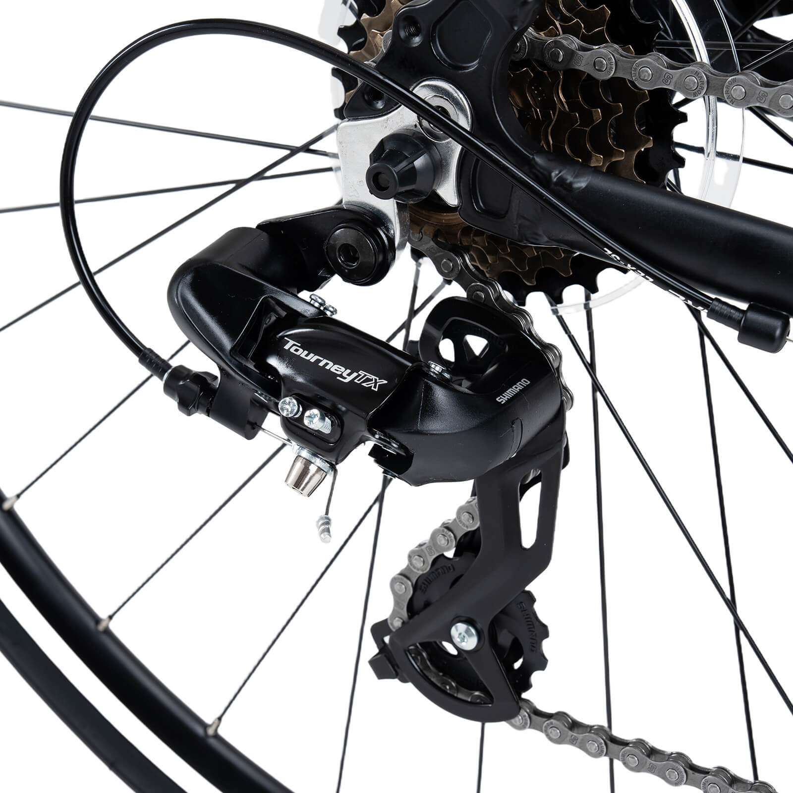ROCKBROS AERIX aluminium road bike is sleek with endurance geometry.
#color_black