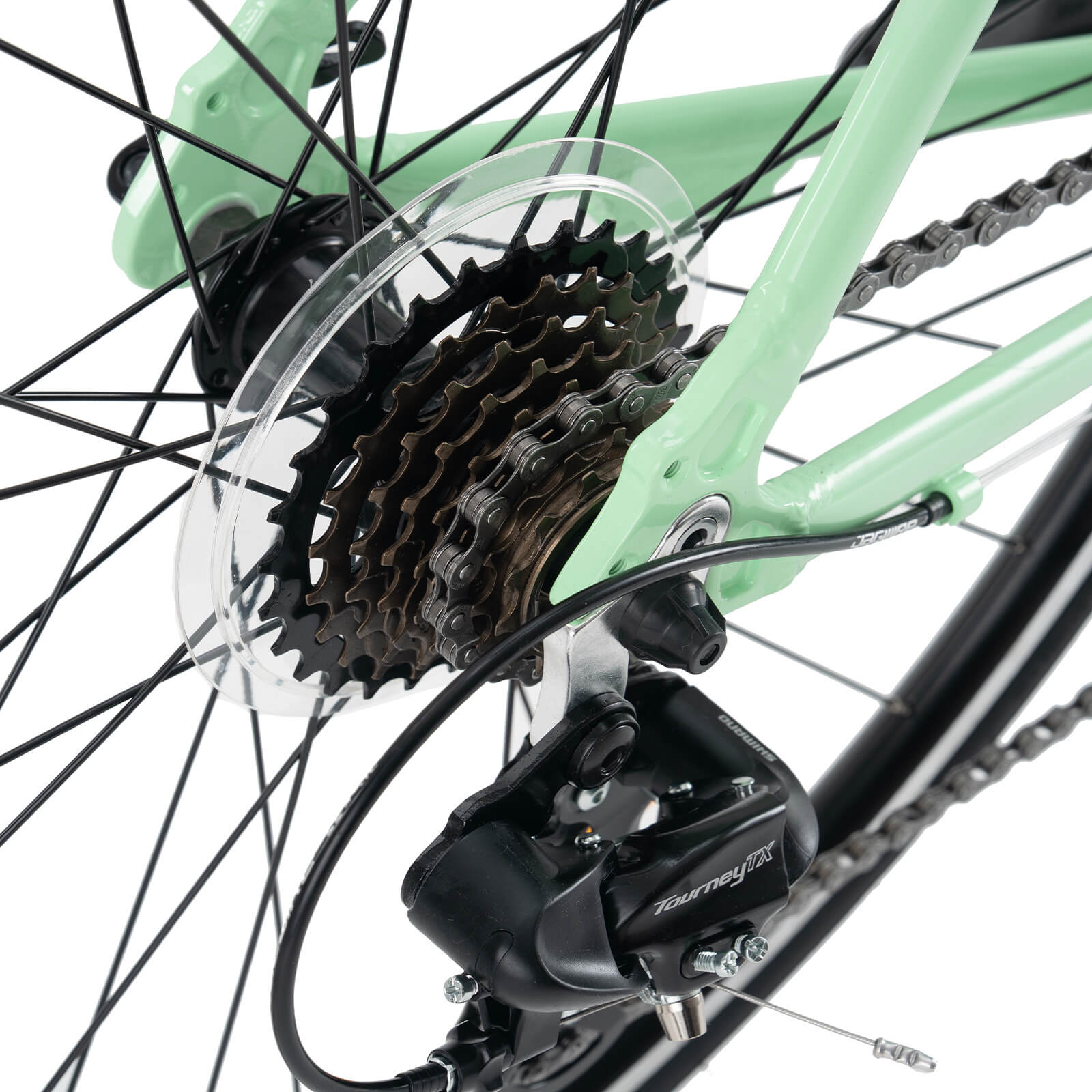 ROCKBROS AERIX aluminium road bike is sleek with endurance geometry.
#color_light green
