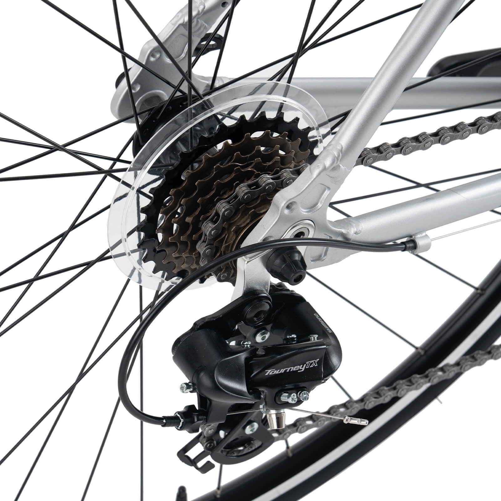 ROCKBROS AERIX aluminium road bike is sleek with endurance geometry.
#color_grey