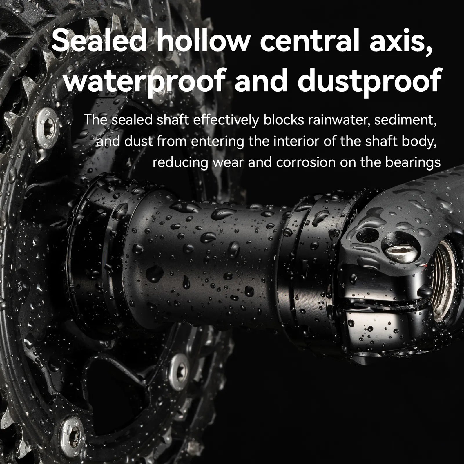 ROCKBROS Aluminium Alloy Bicycle Bottom Bracket with Sealed Bearings