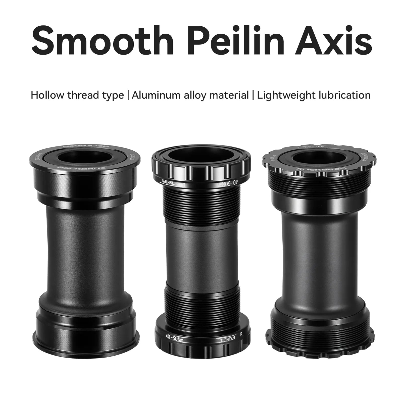 ROCKBROS Aluminium Alloy Bicycle Bottom Bracket with Sealed Bearings