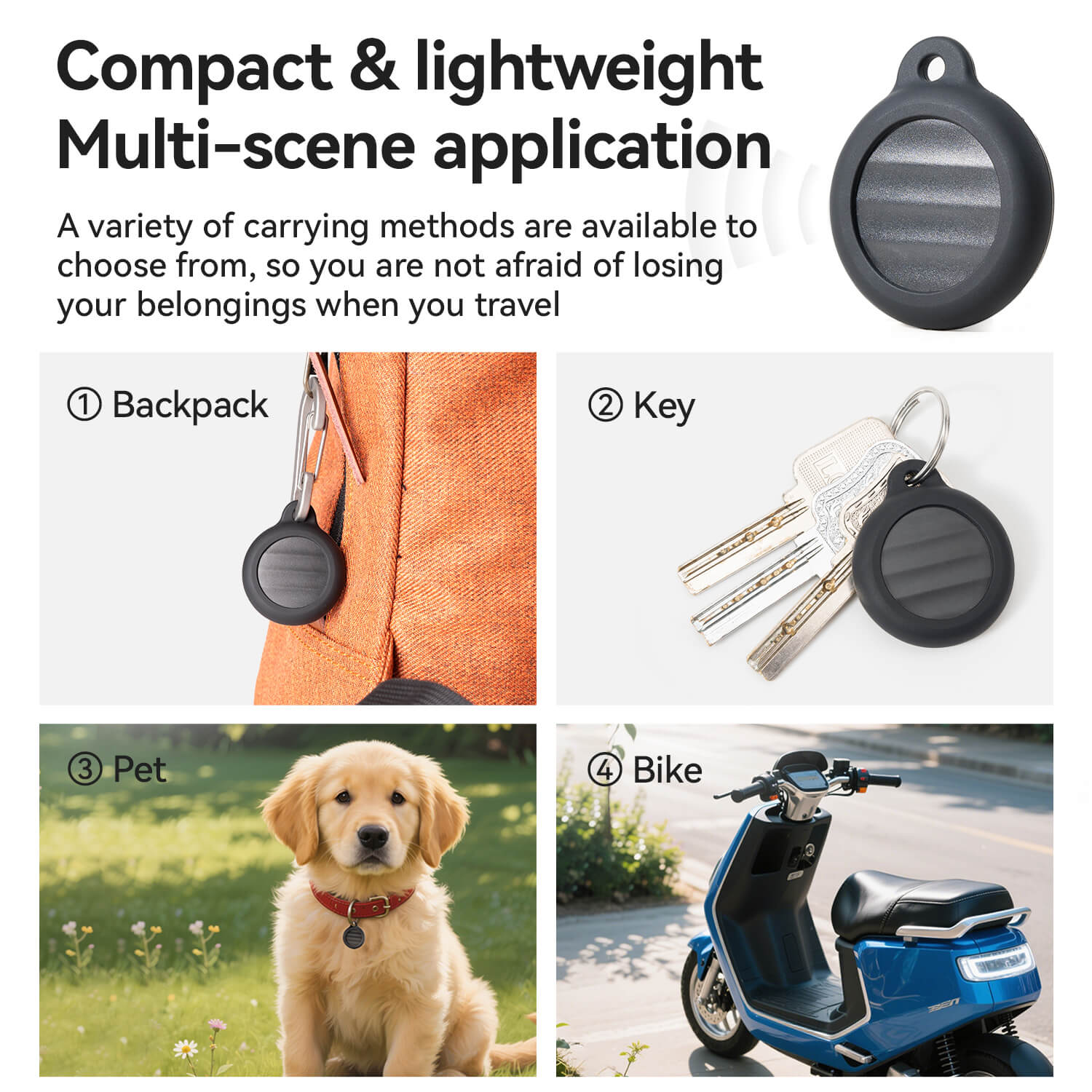 rockbros bluetooth key finder tag for iphone users