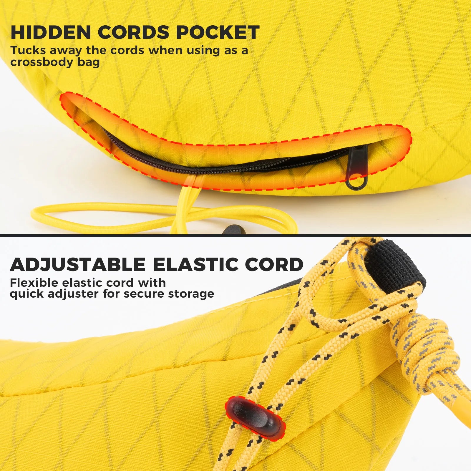 ROCKBROS Banana 2-in-1 handlebar bag front view urban bike accessory
