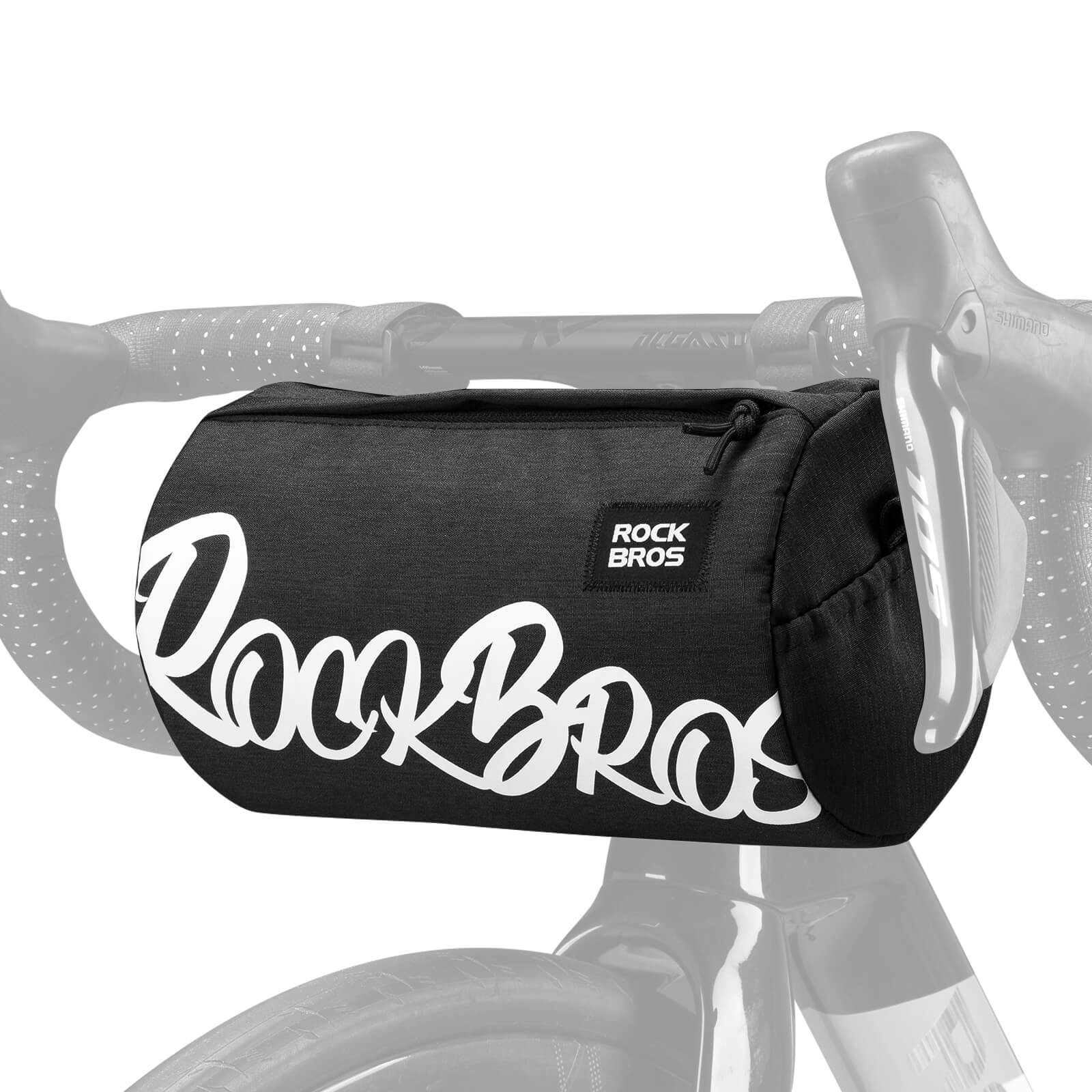 rockbros flash painting handlebar roll bag for cycling
#color_black