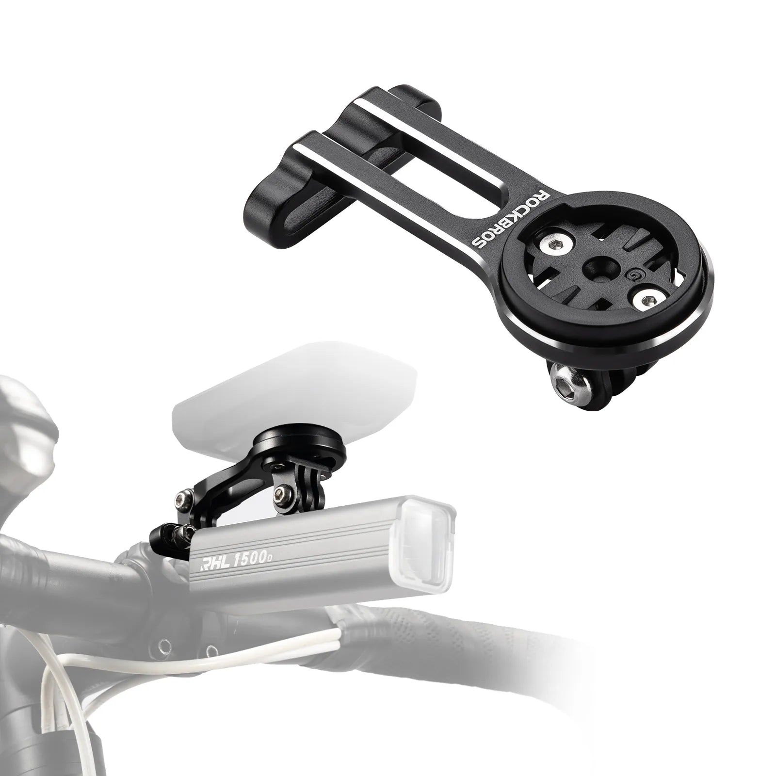 rockbros integrated bike mount for lights and action camera recording.
#option_Standard Mount