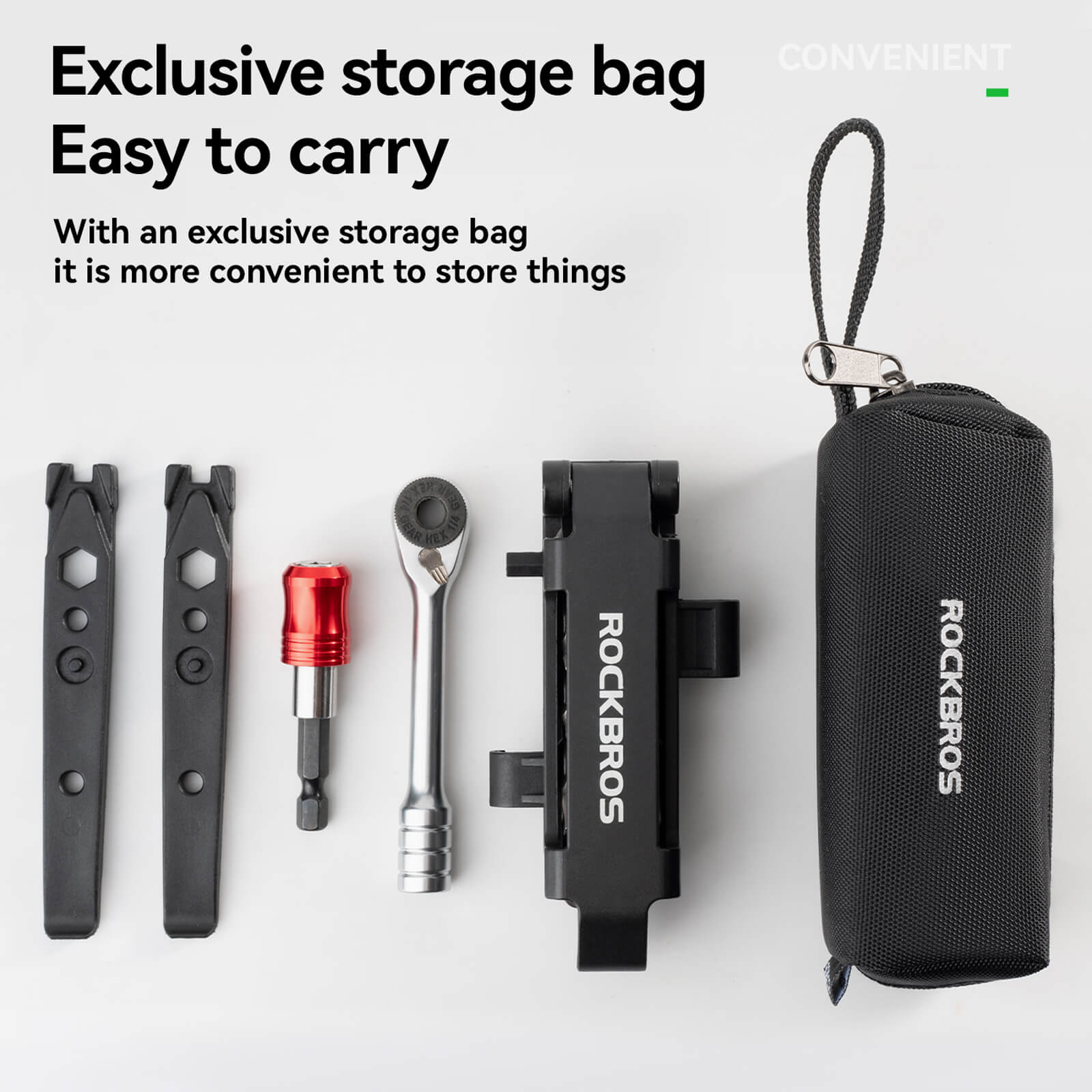 rockbros foldable bike multi tool for repair and maintenance.