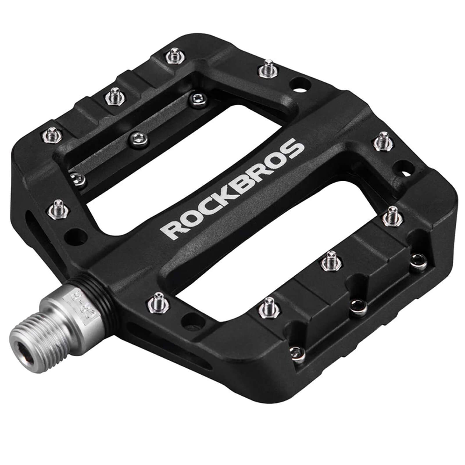 rockbros colorful bike pedals with anti-slip surface.
#color_black