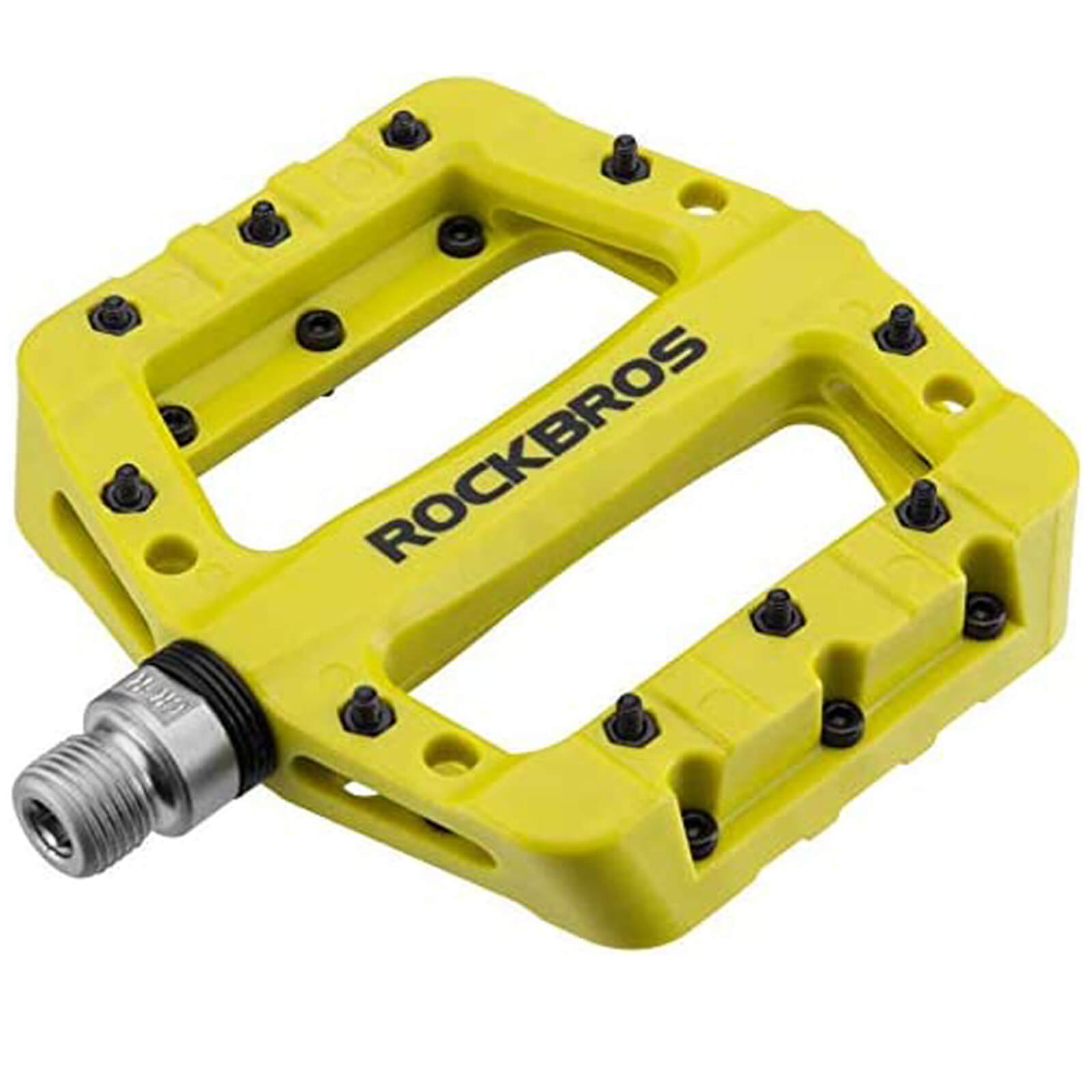 rockbros colorful bike pedals with anti-slip surface.
#color_yellow