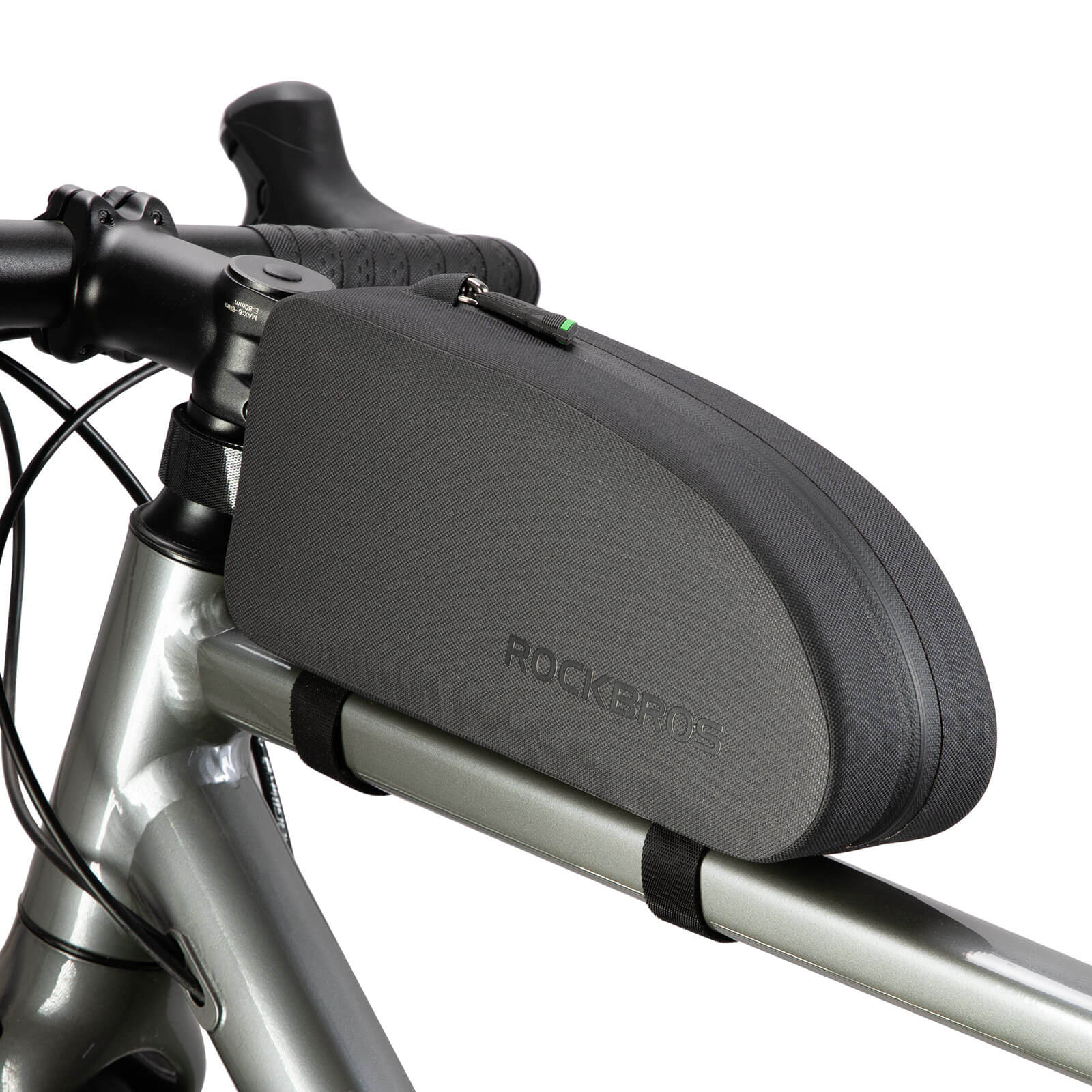 ROCKBROS waterproof cycling frame bag for outdoor biking.
#size_M (1.6L)