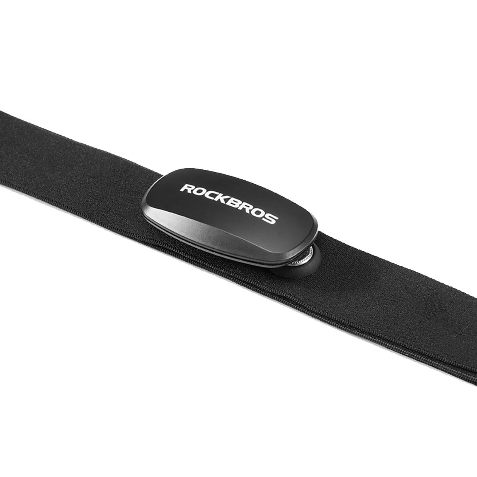 rockbros wireless heart rate chest strap for running and cycling.