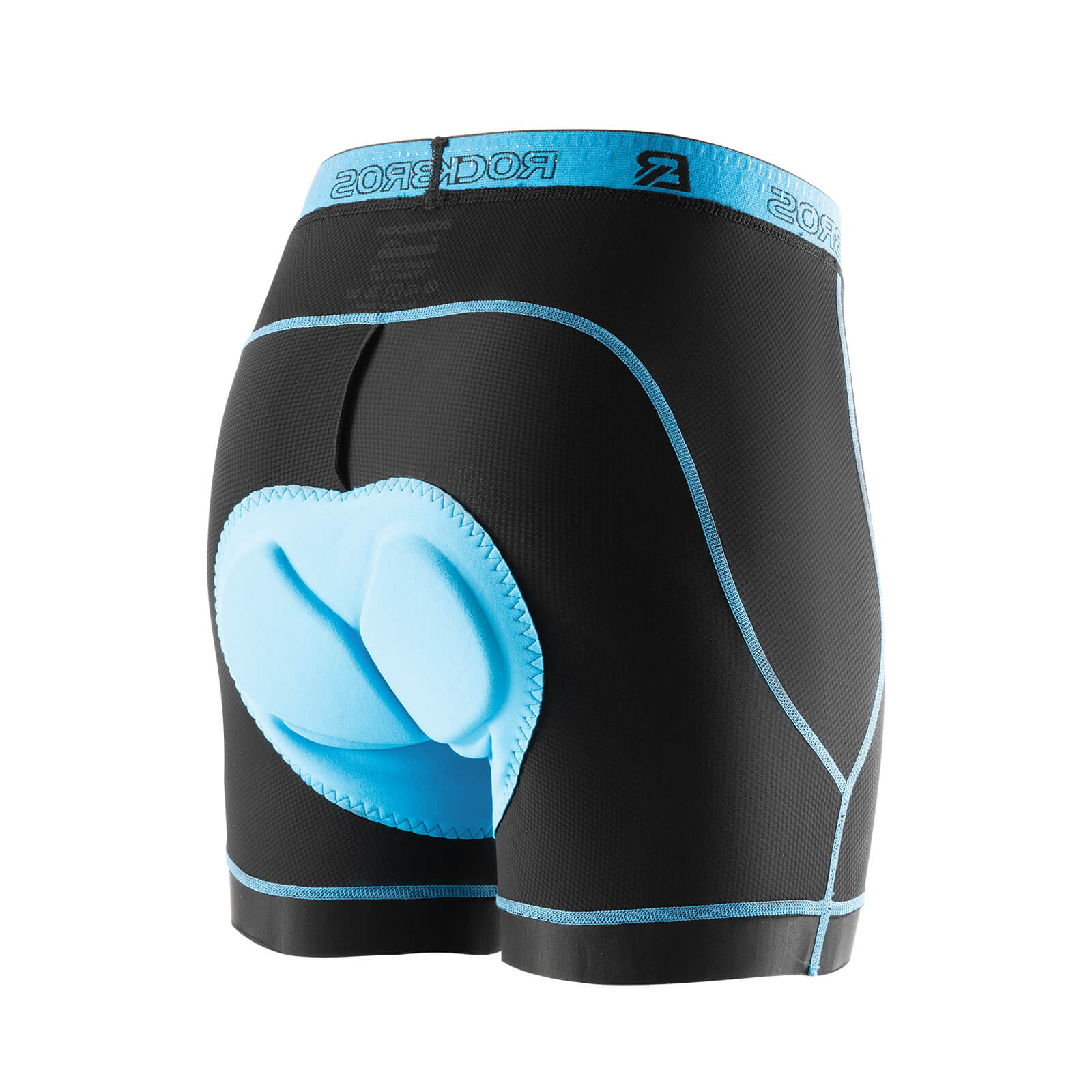 rockbros breathable padded cycling underwear for men anti-chafing liner shorts.
