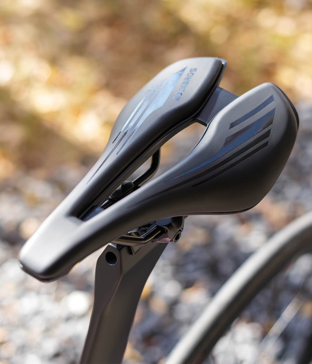 rockbros Pegasus Carbon Fiber Aero Road Bike side view showcasing aerodynamic frame design.