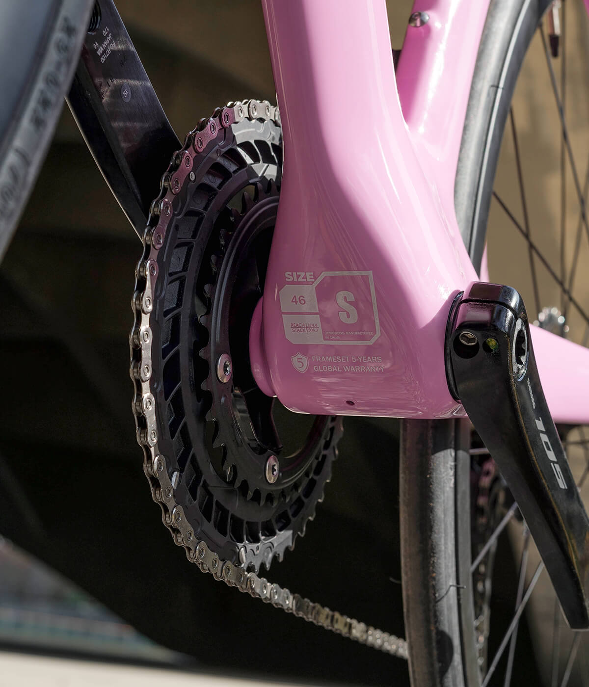 rockbros Pegasus Carbon Fiber Aero Road Bike side view showcasing aerodynamic frame design.