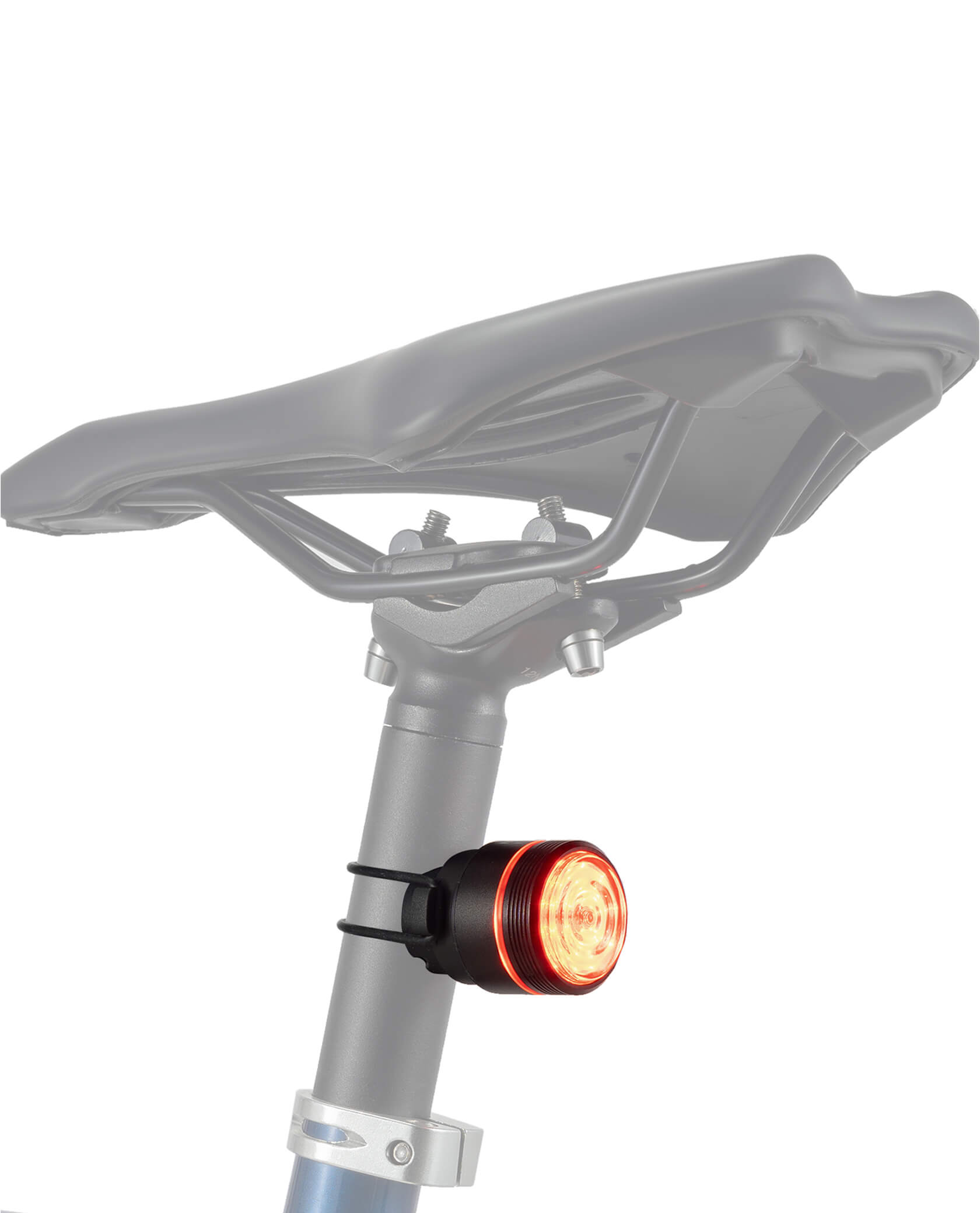 rockbros circular brake sensor bike rear light for road and mtb cycling.