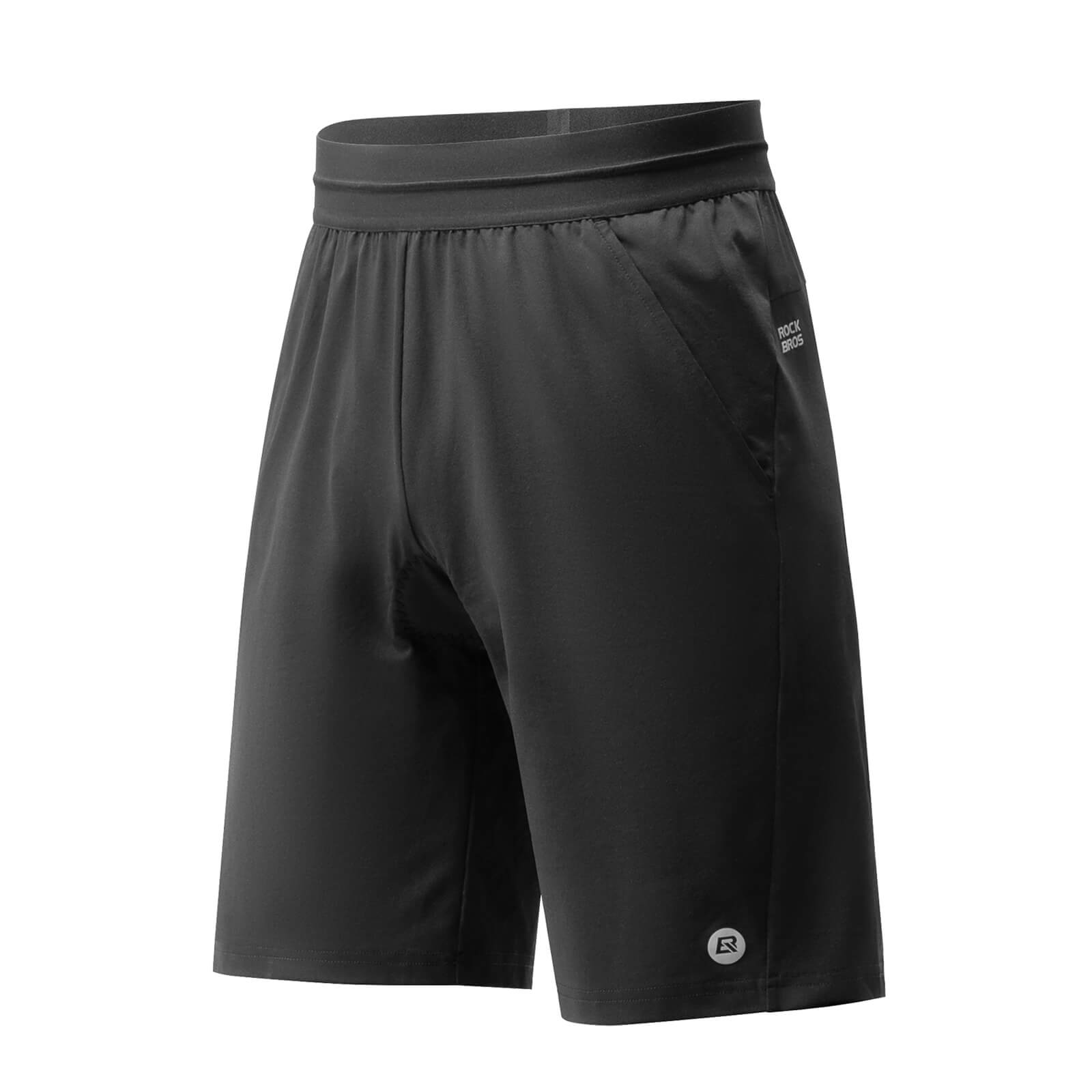 Urban lifestyle scene wearing ROCKBROS Cityride commuter cycling shorts.