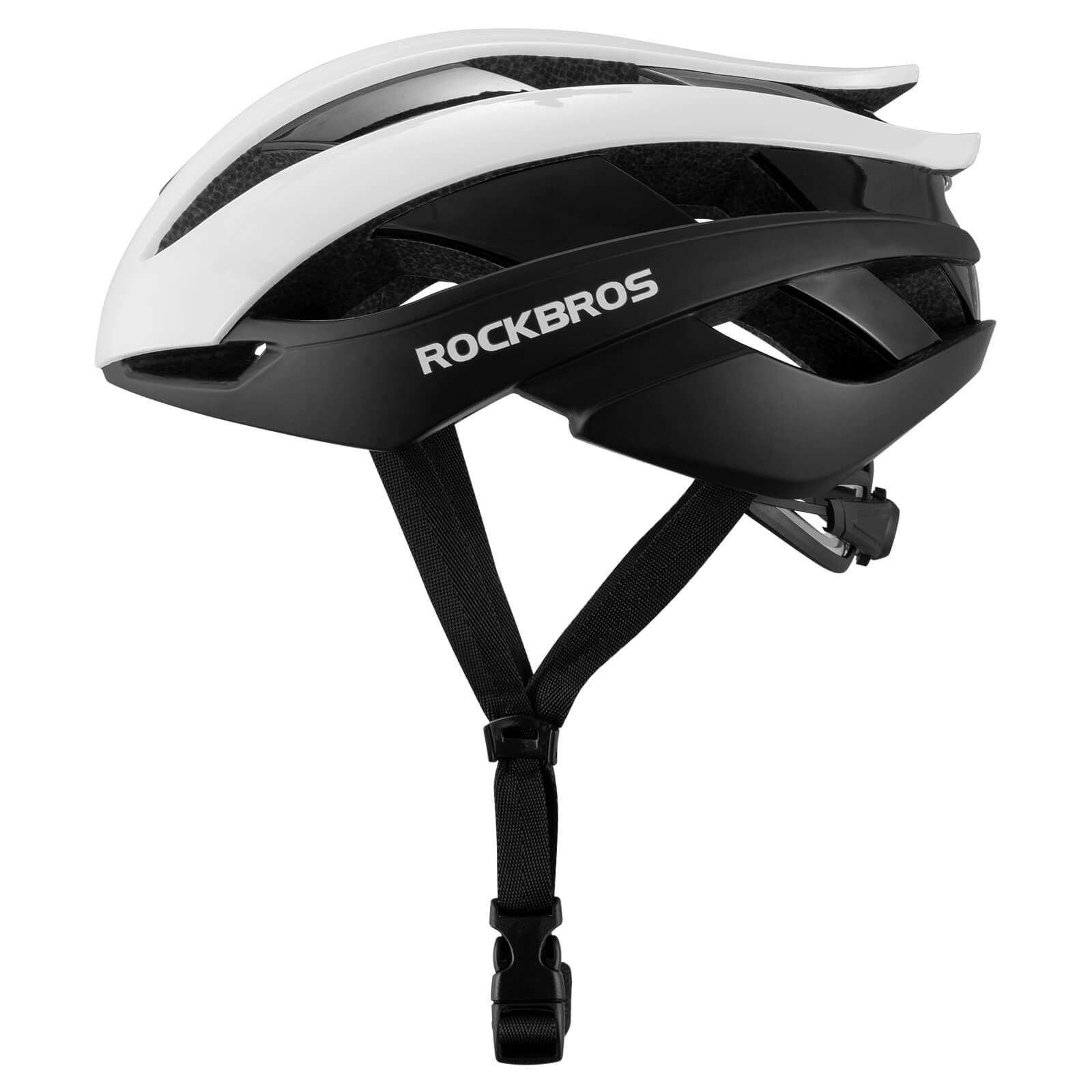 rockbros lightweight cycling helmet for road and mountain riding safety.
#color_black