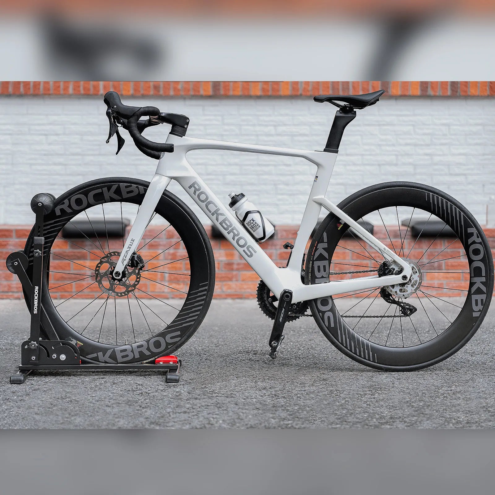 ROCKBROS Dual Support Bike Stand Floor Rack for Road and Mountain Bikes