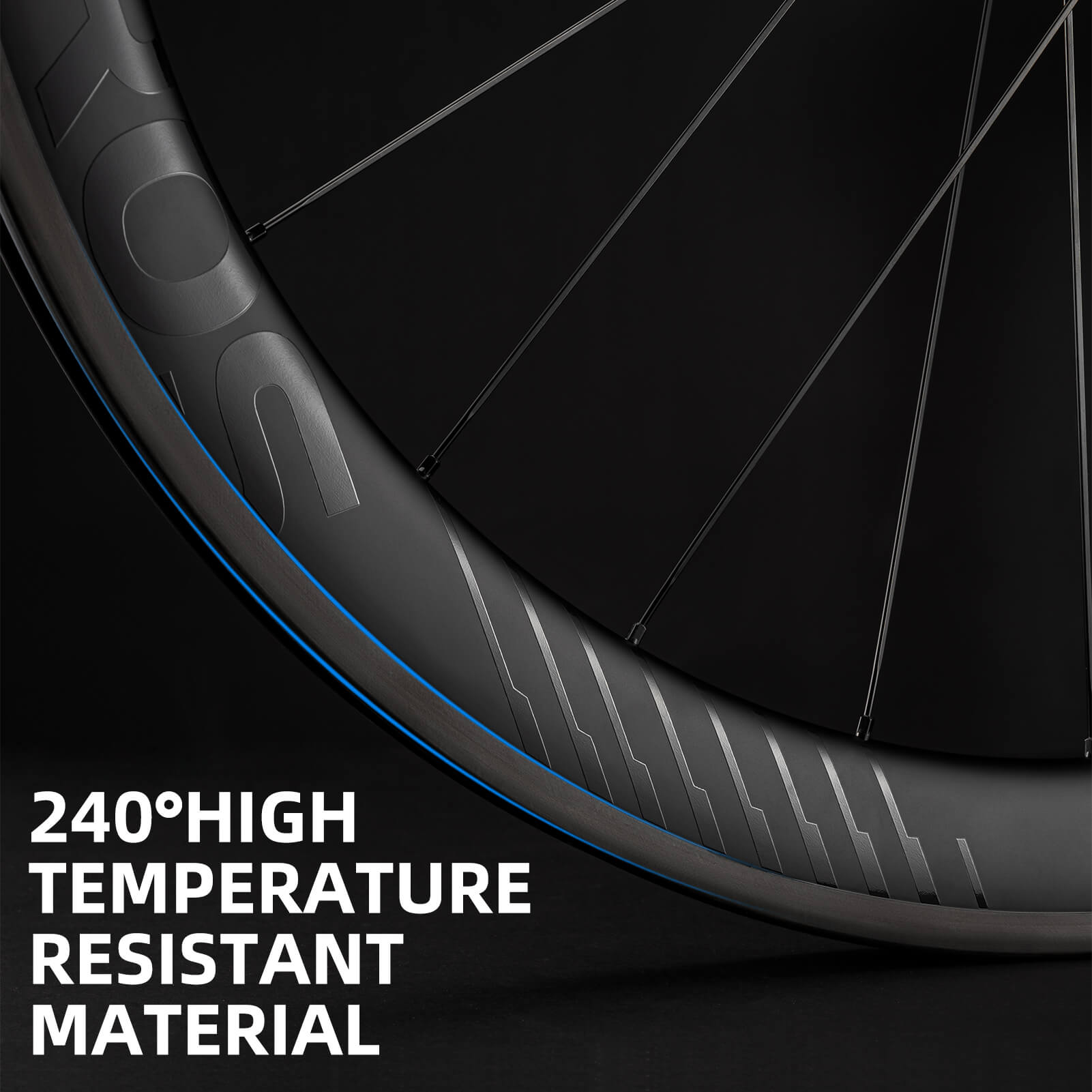 rockbros flamewind carbon fiber rim brake wheelset for training and racing
#option_Carbon fiber-38mm Disc Brake
