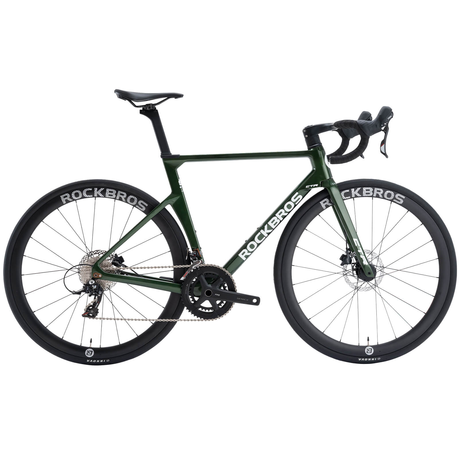 rockbros lightweight carbon road bicycle flowride ctr 2.0 for long distance cycling
#option_Dust Trail Green