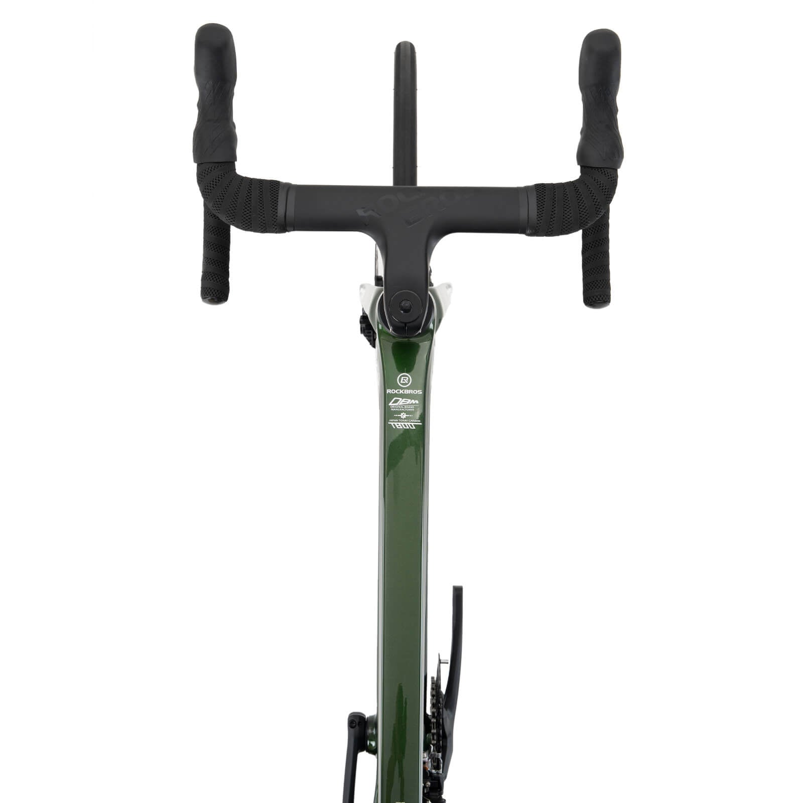 rockbros lightweight carbon road bicycle flowride ctr 2.0 for long distance cycling
#option_Dust Trail Green